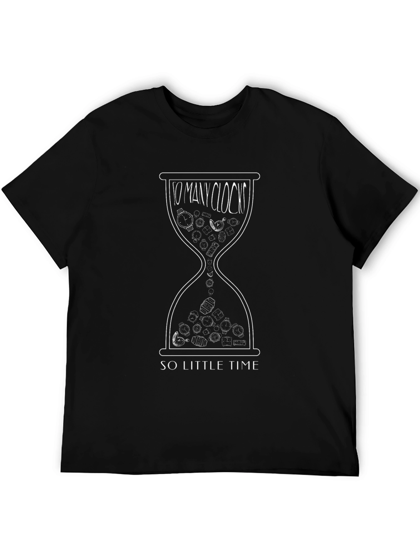 Time Flies Graphic Tee - Black