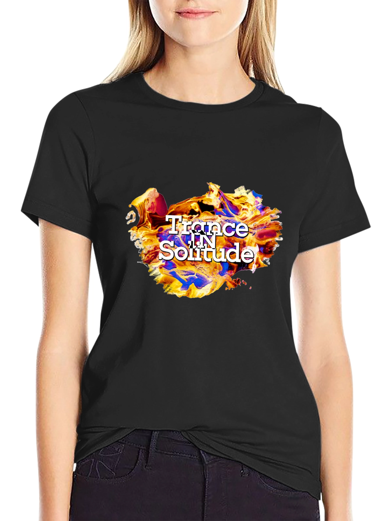 Trance in Solitude Black T-Shirt