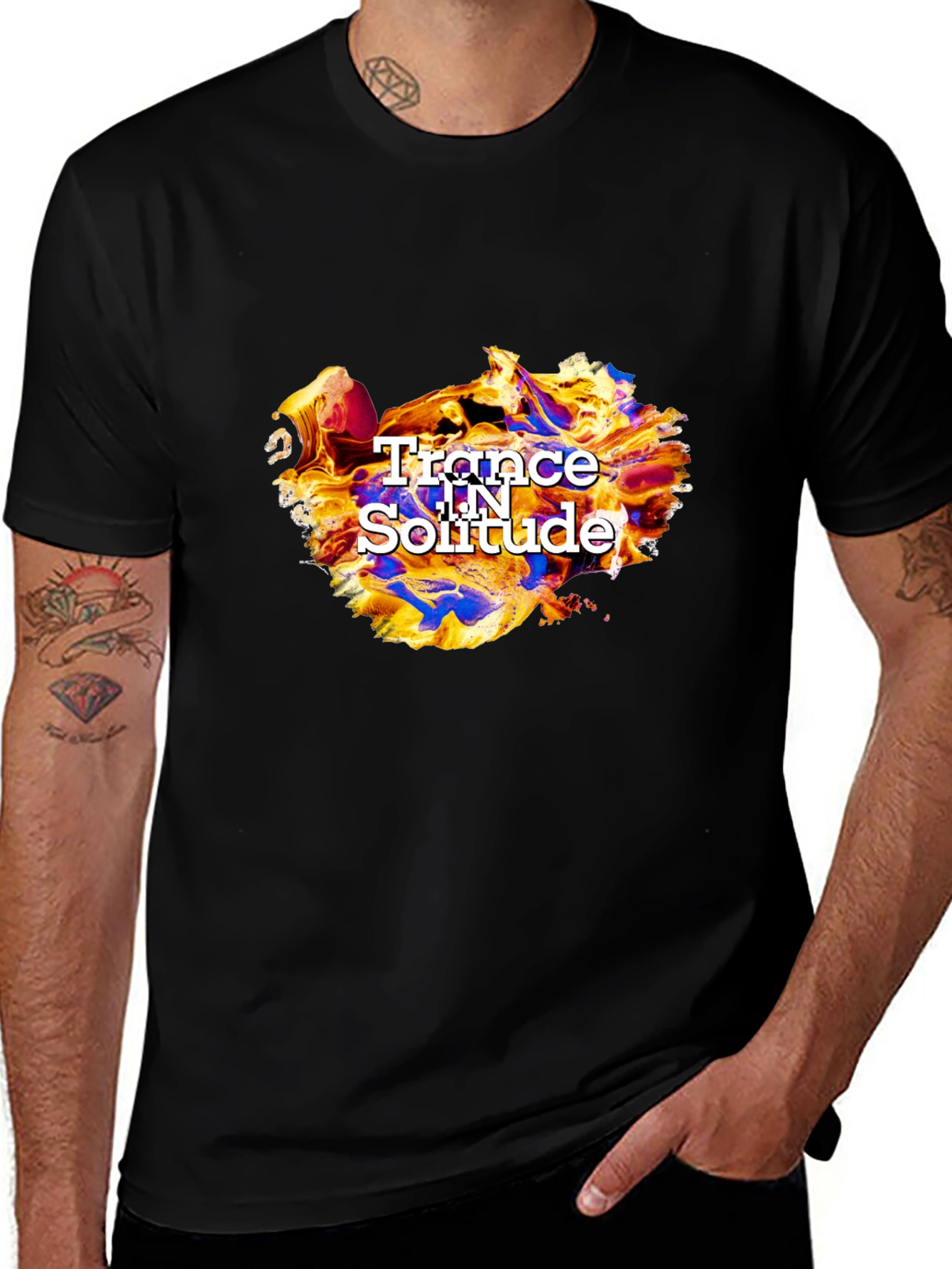 Trance in Solitude Black T-Shirt