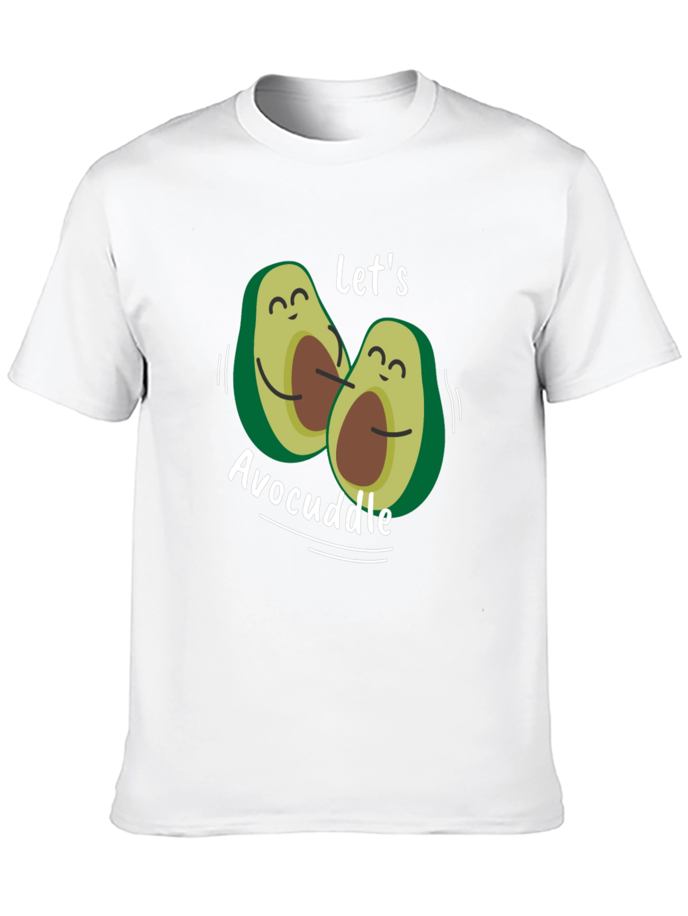 Avocuddle Graphic Tee - Black Cotton Comfort