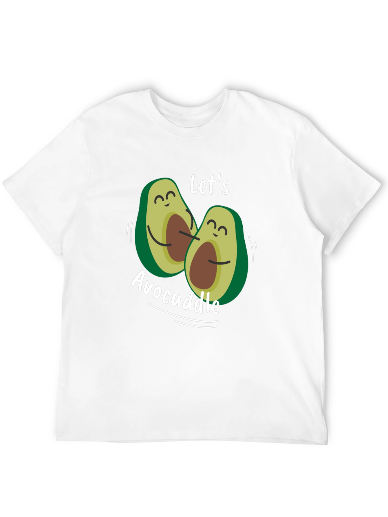 Avocuddle Graphic Tee - Black Cotton Comfort