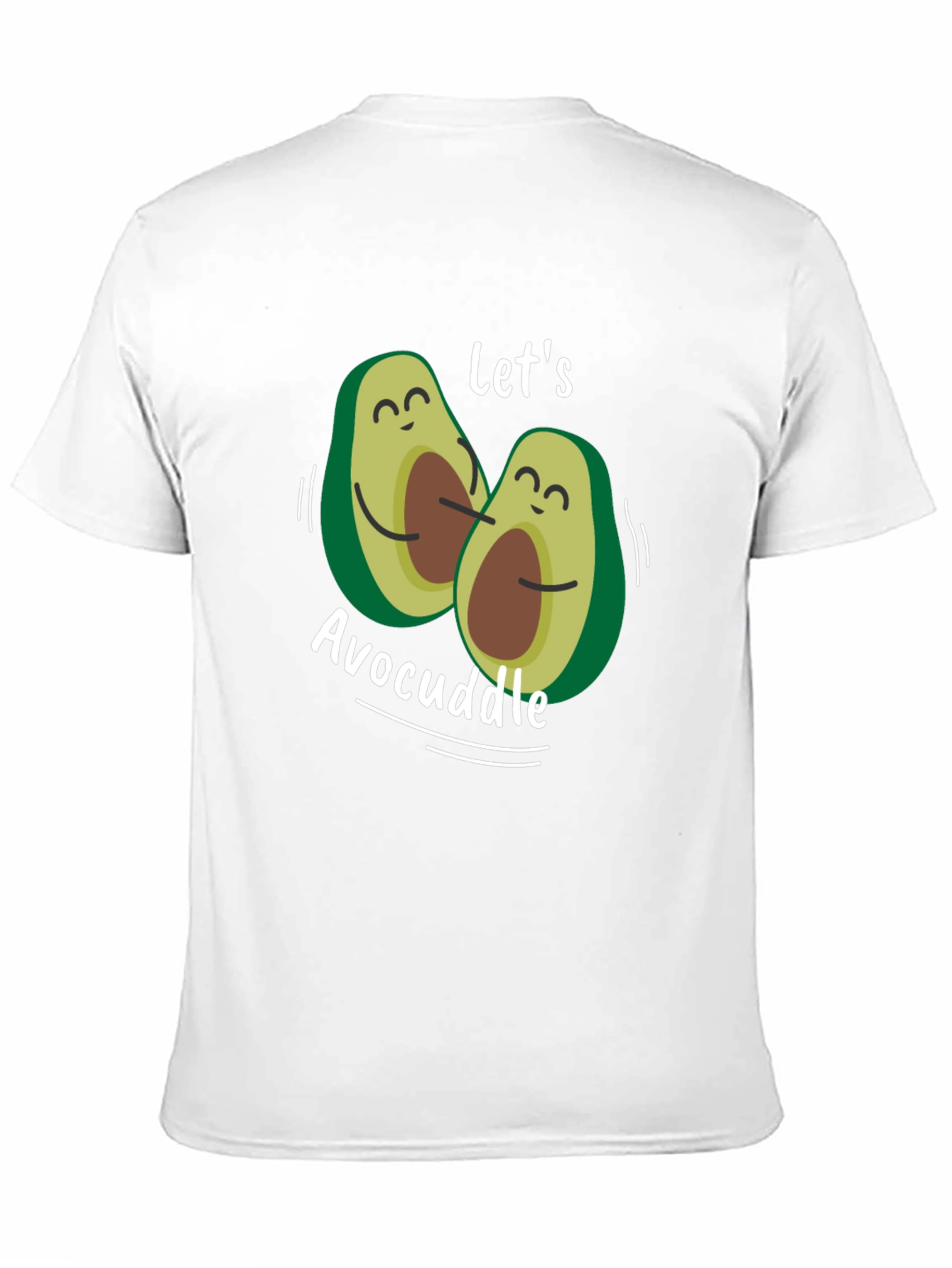 Avocuddle Graphic Tee - Black Cotton Comfort