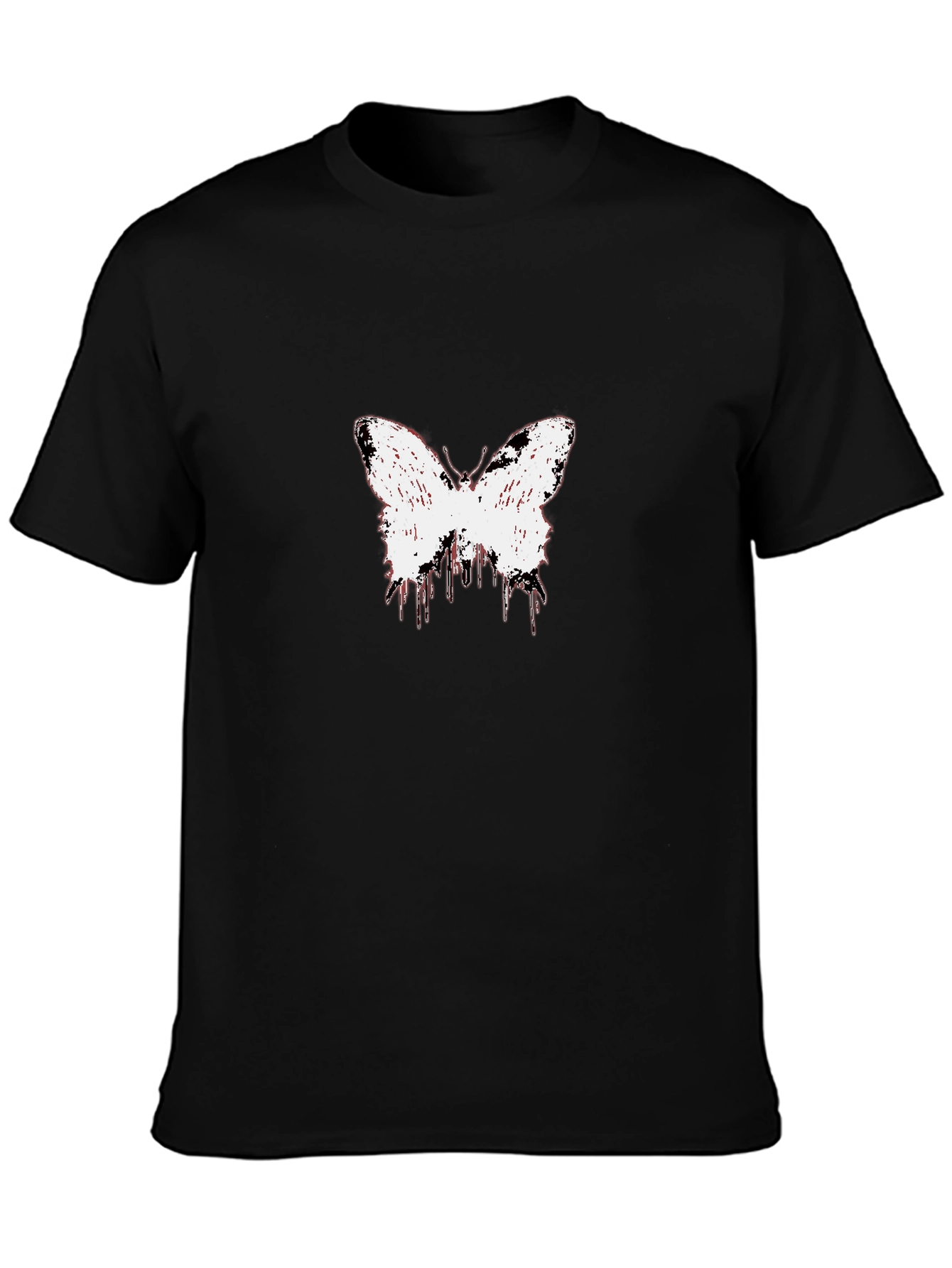 Butterfly Graphic Black T-Shirt