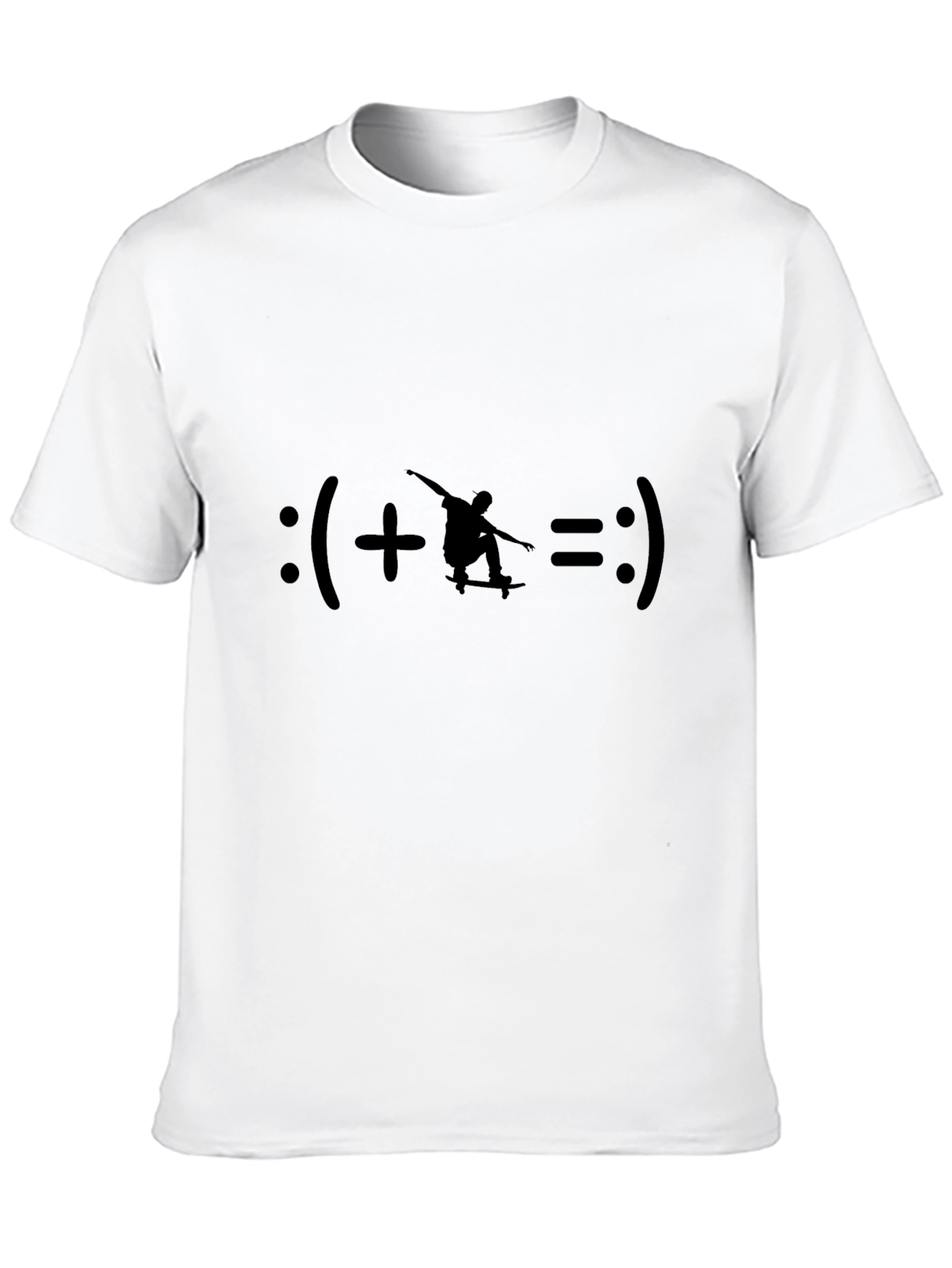 Skateboarder Equation Graphic T-Shirt