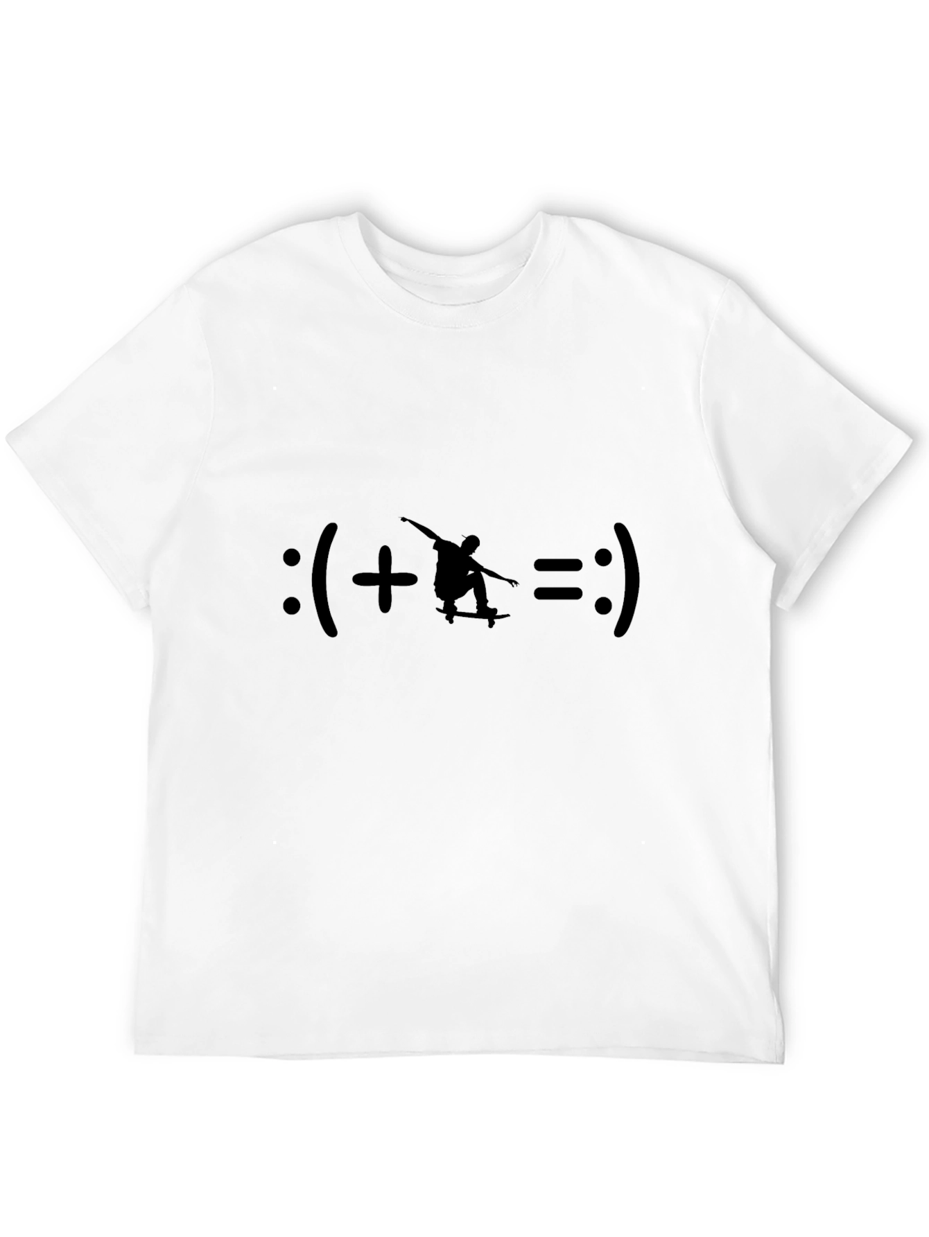 Skateboarder Equation Graphic T-Shirt