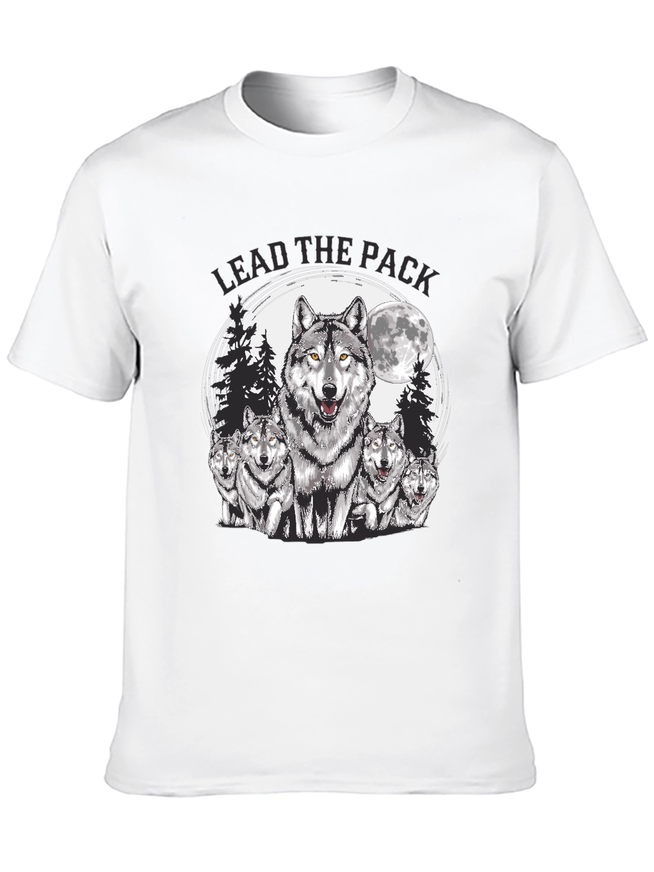 Lead the Pack Wolf Graphic T-Shirt