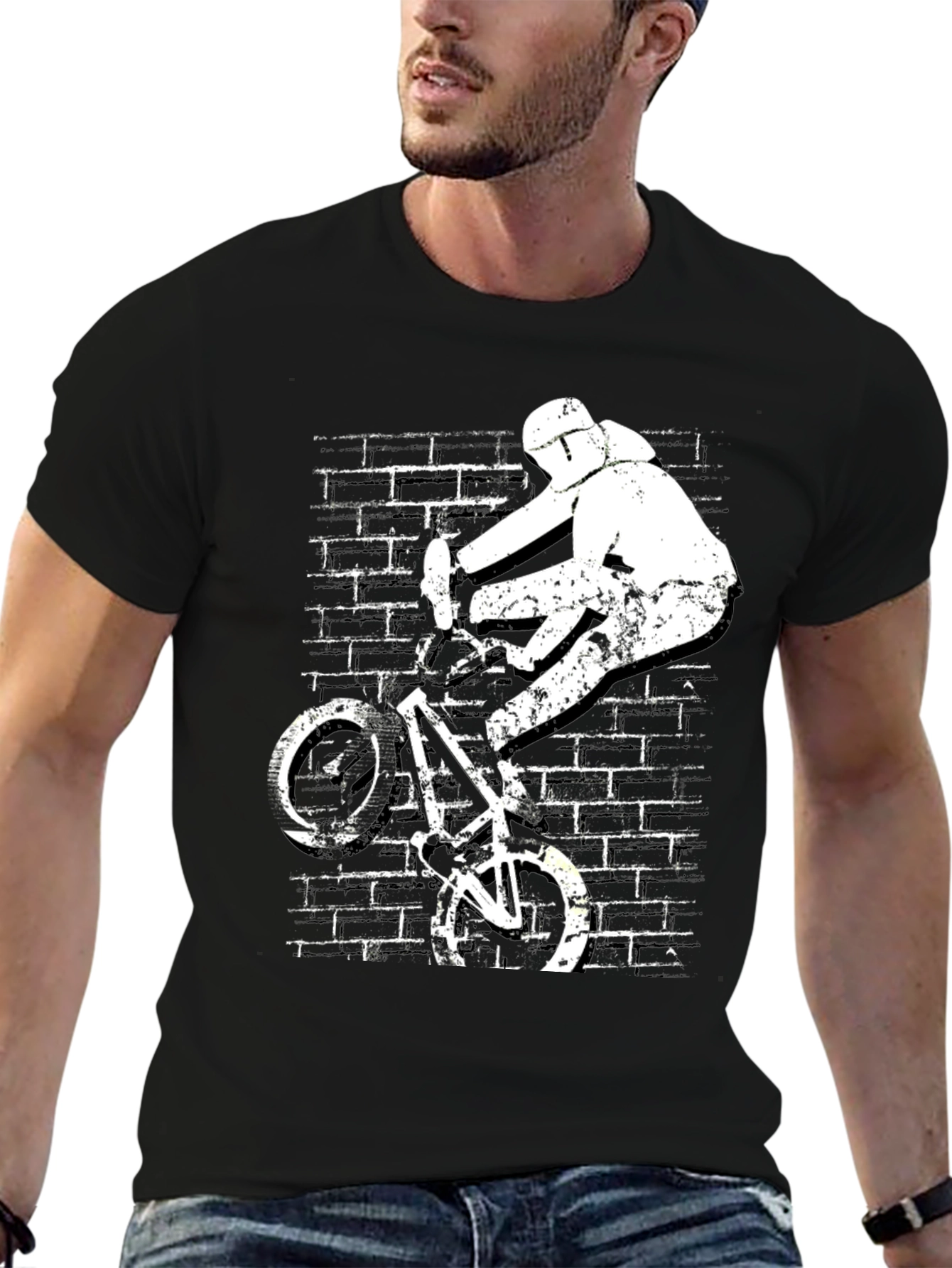 BMX Bike Stunt Graphic T-Shirt - Urban Style Tee
