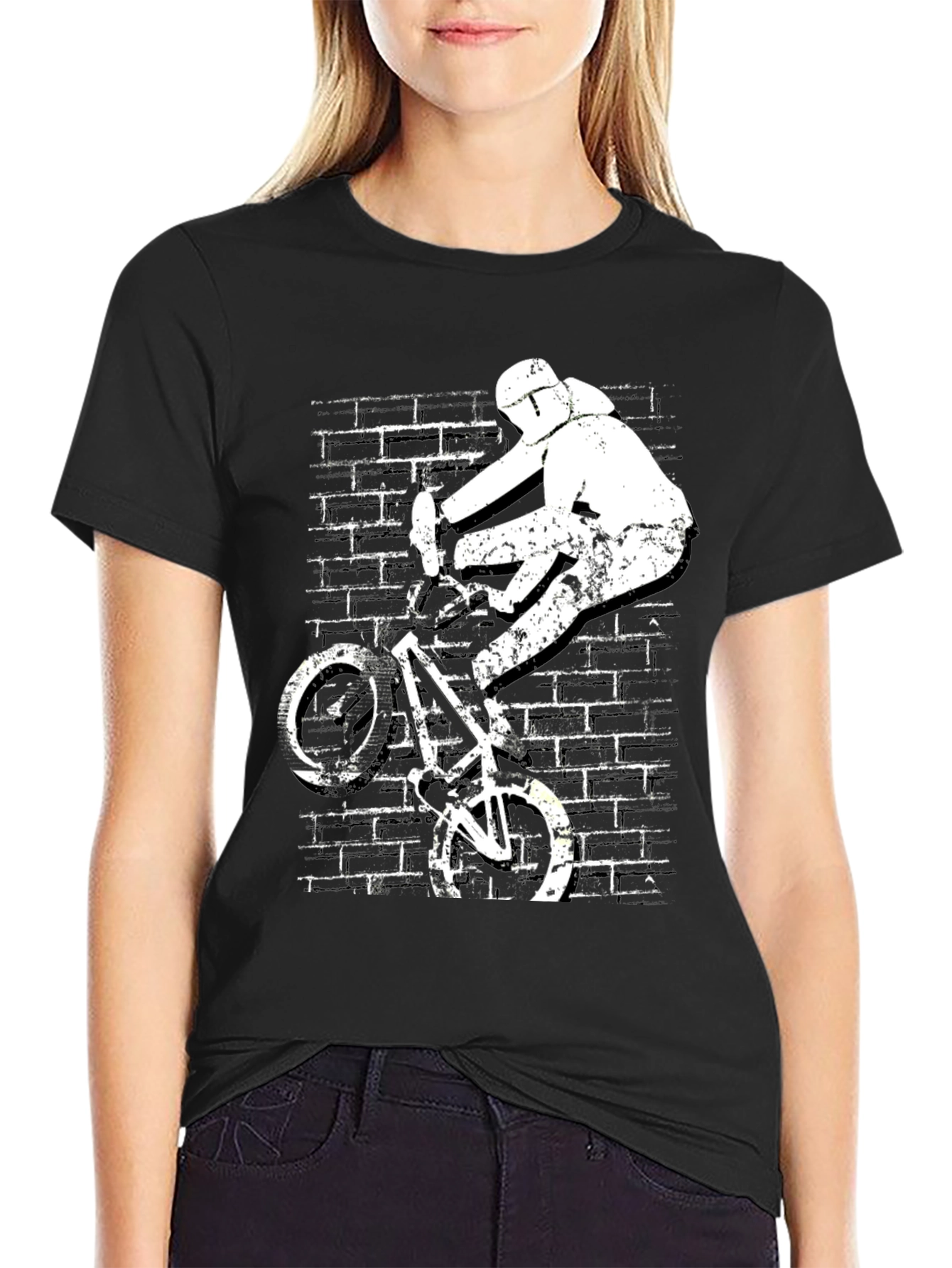 BMX Bike Stunt Graphic T-Shirt - Urban Style Tee