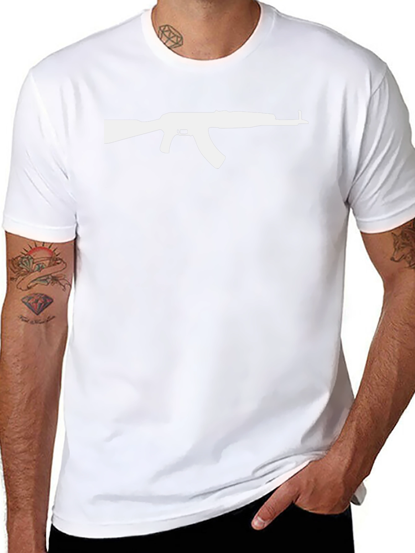 AK-47 Graphic T-Shirt - Bold Statement Tee
