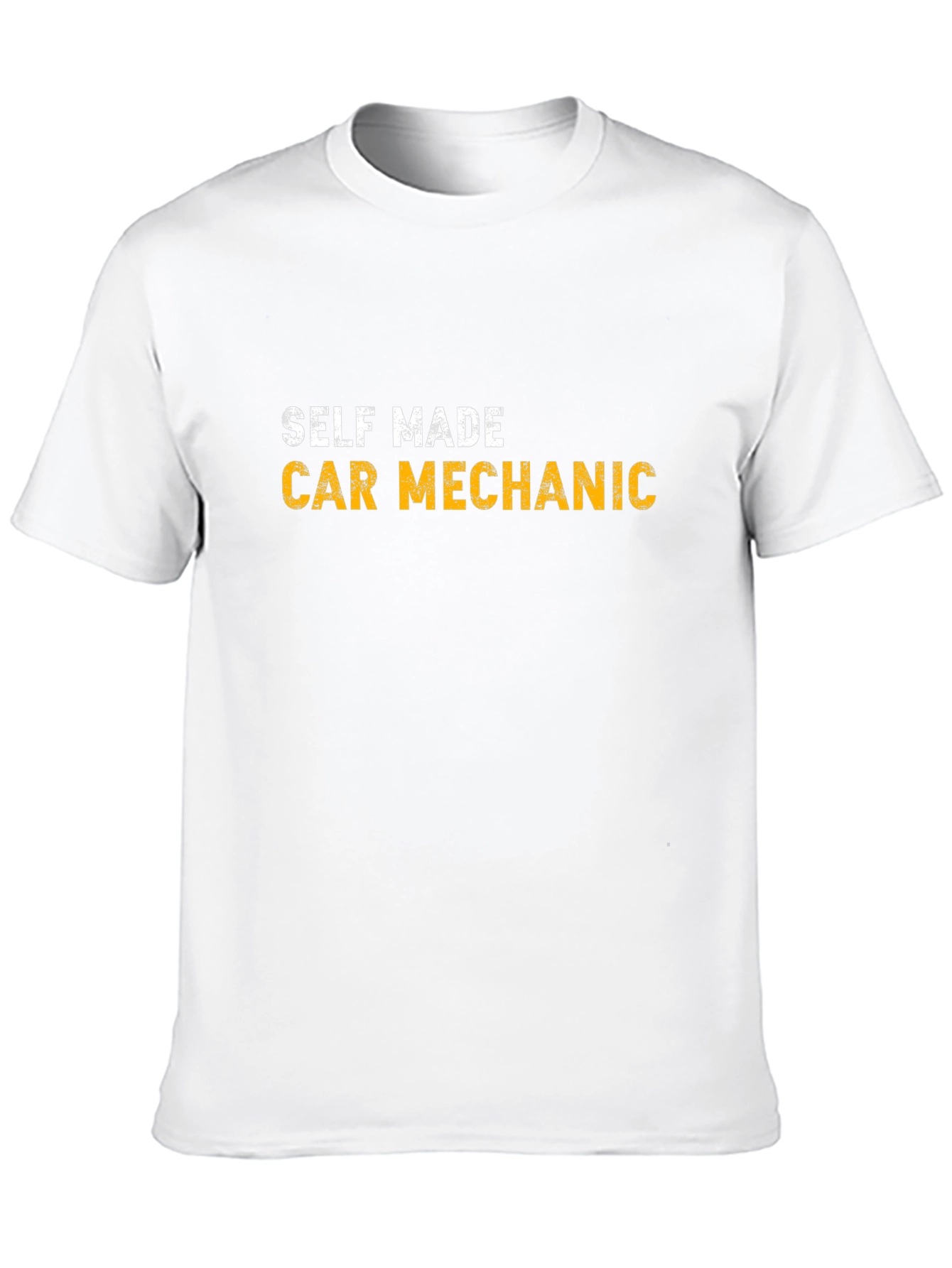 Self Made Car Mechanic T-Shirt - Black