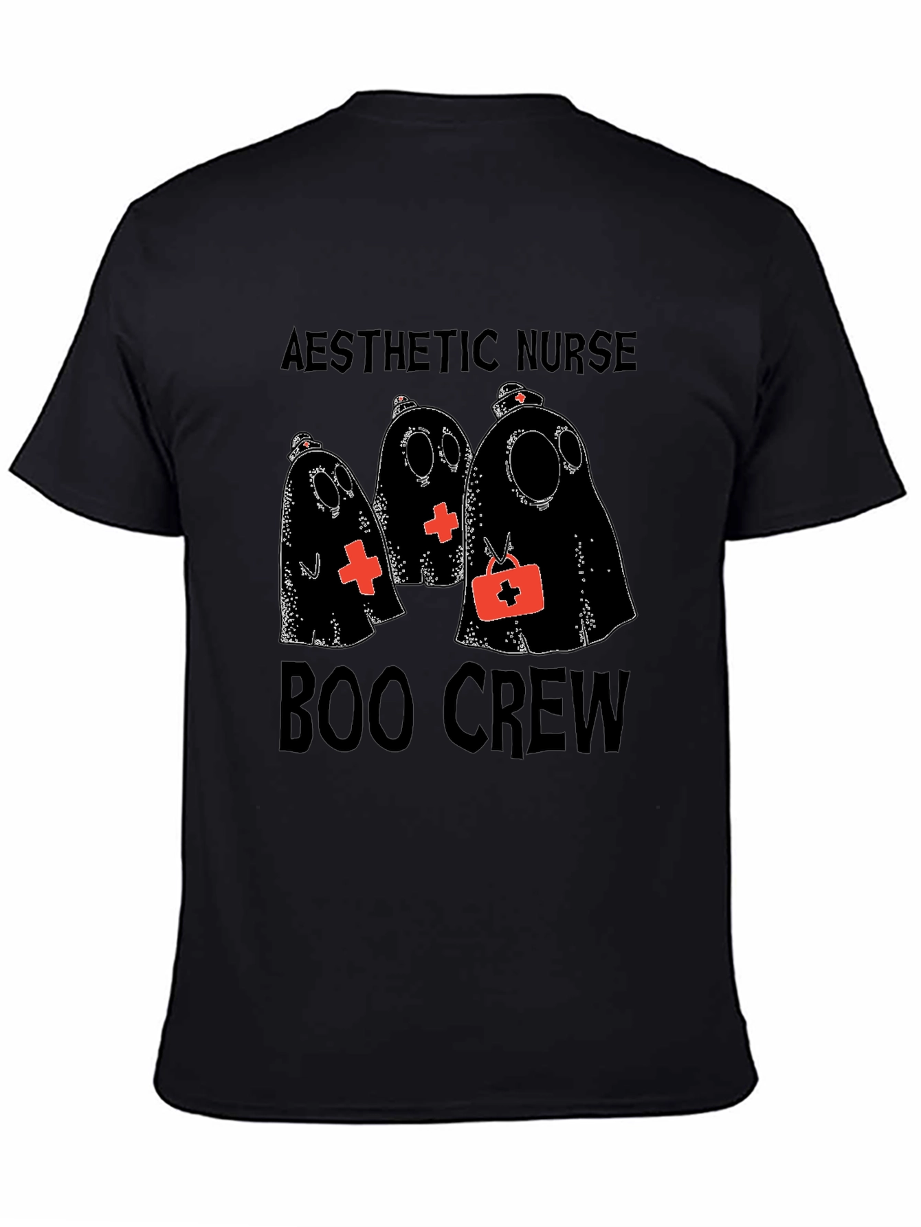 Aesthetic Nurse Boo Crew Halloween T-Shirt