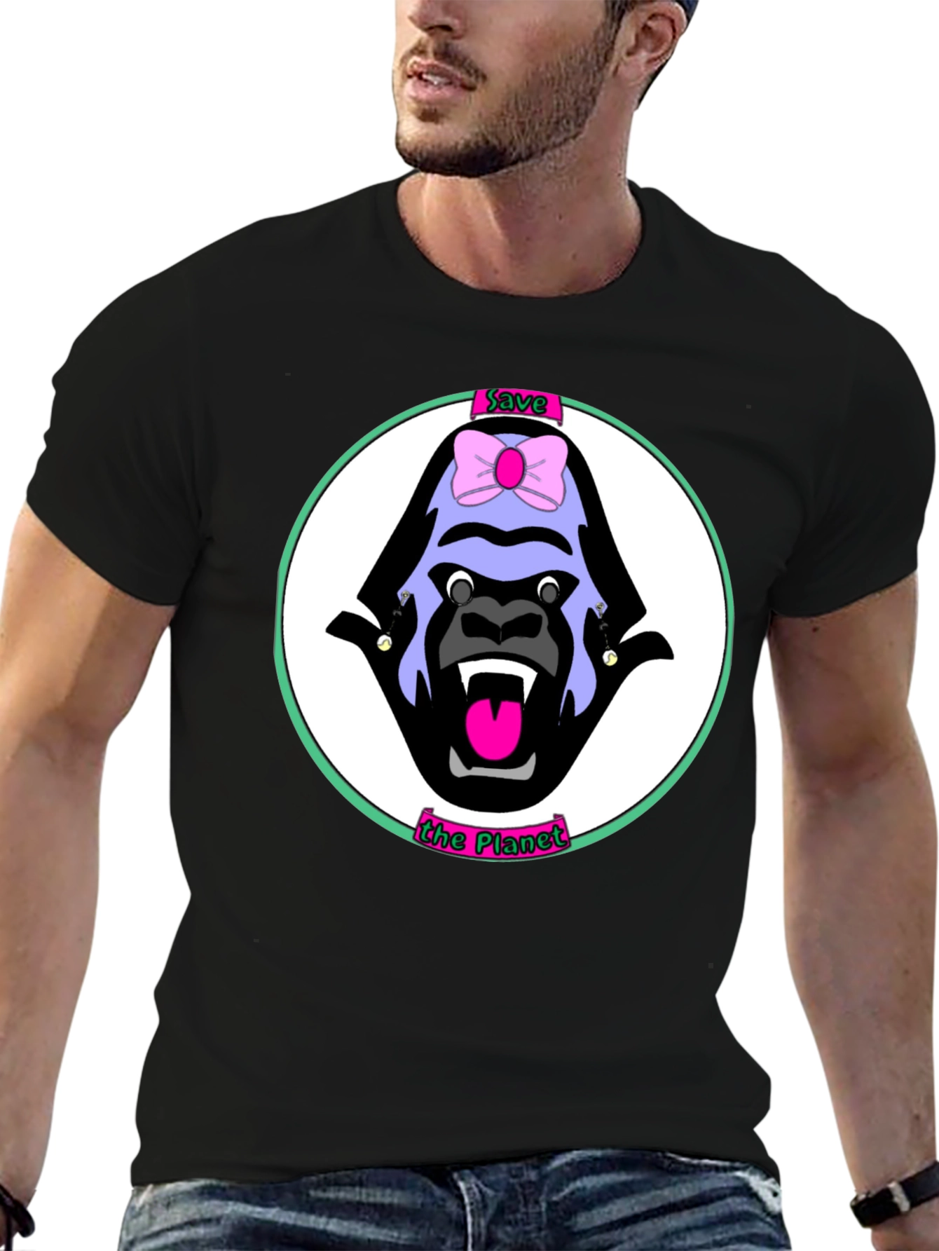 Save the Planet Gorilla T-Shirt