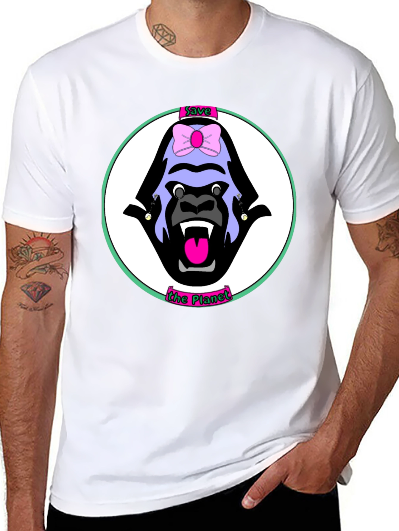 Save the Planet Gorilla T-Shirt