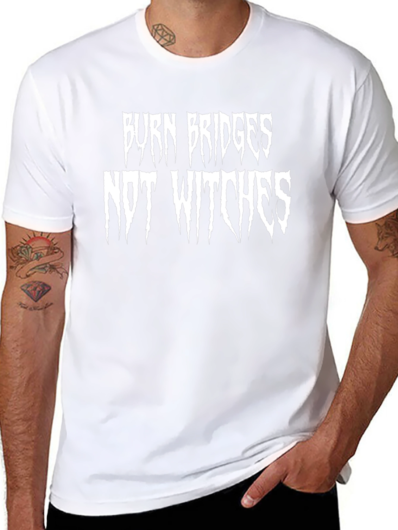 Burn Bridges Not Witches T-Shirt