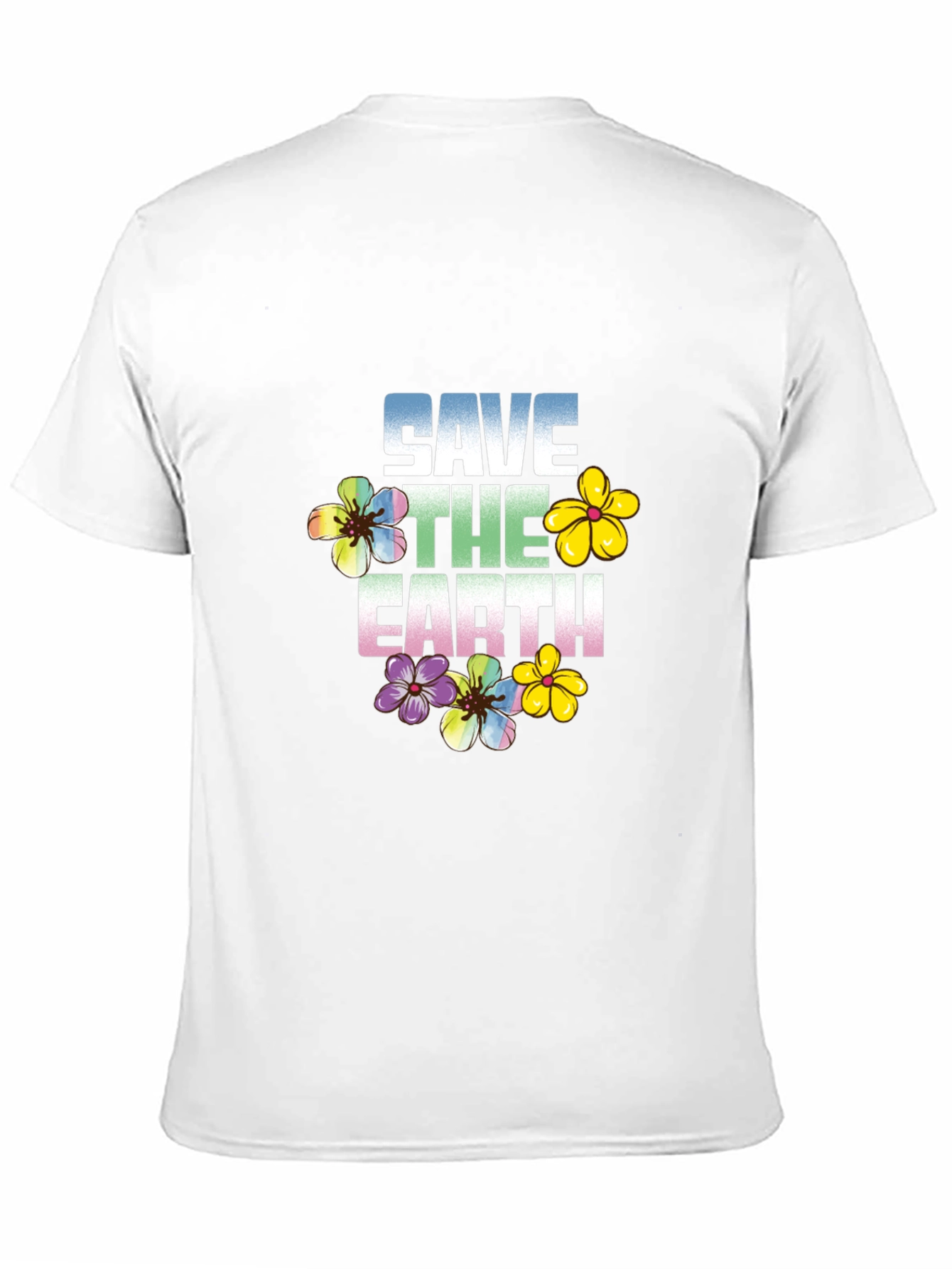 Save the Earth Floral Graphic Tee