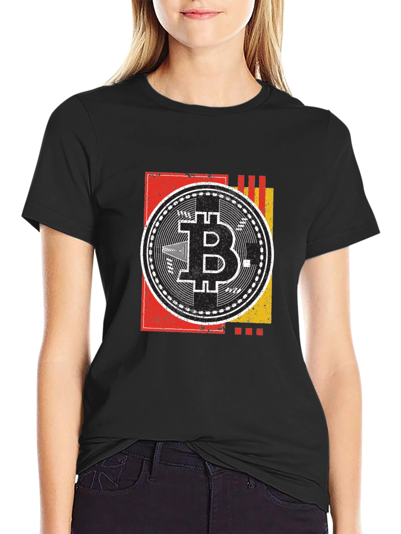Bitcoin Crypto Black T-Shirt