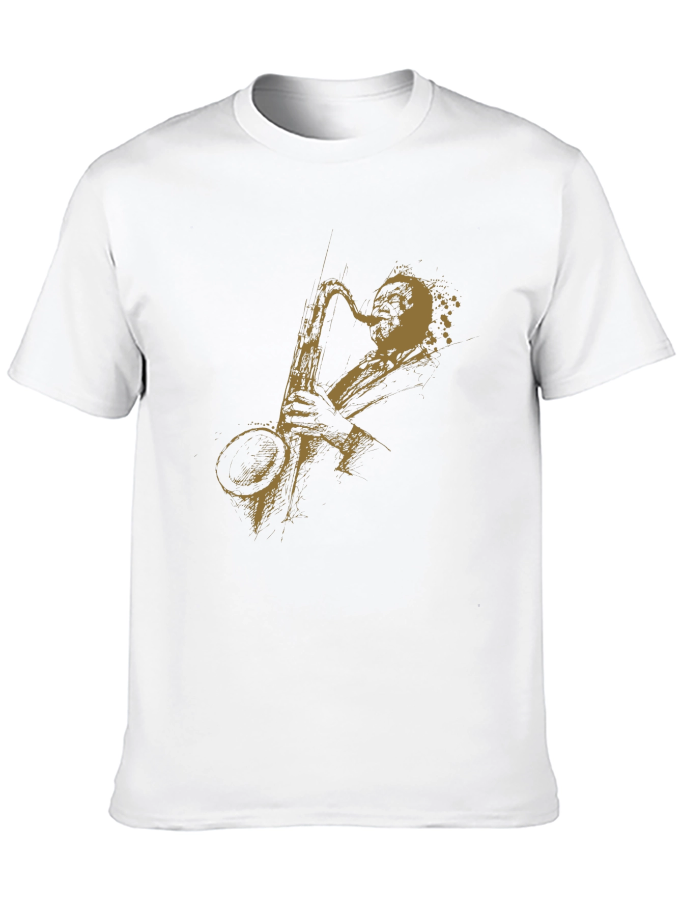 Saxophone Graphic Tee - Cool Musician T-Shirt