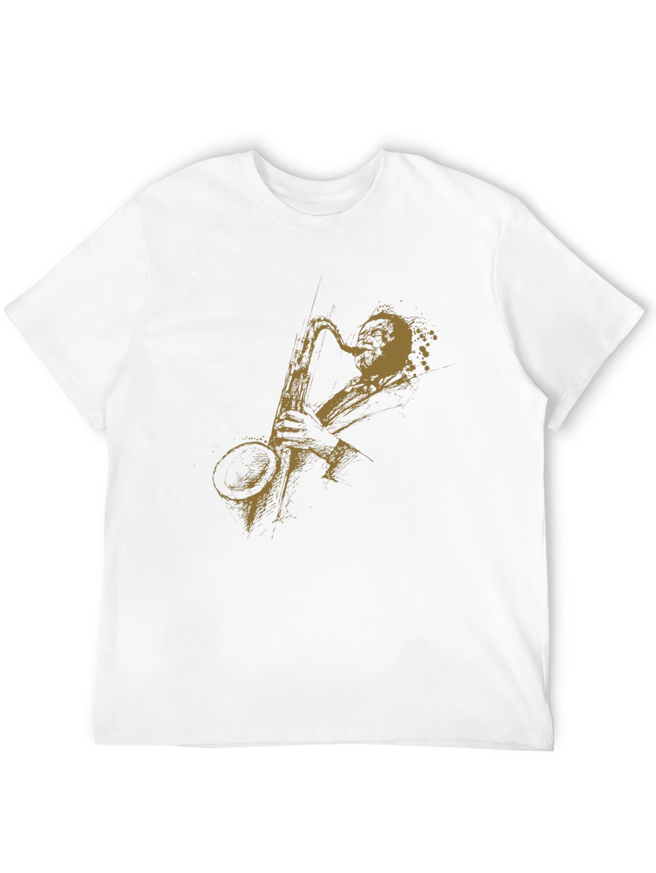 Saxophone Graphic Tee - Cool Musician T-Shirt