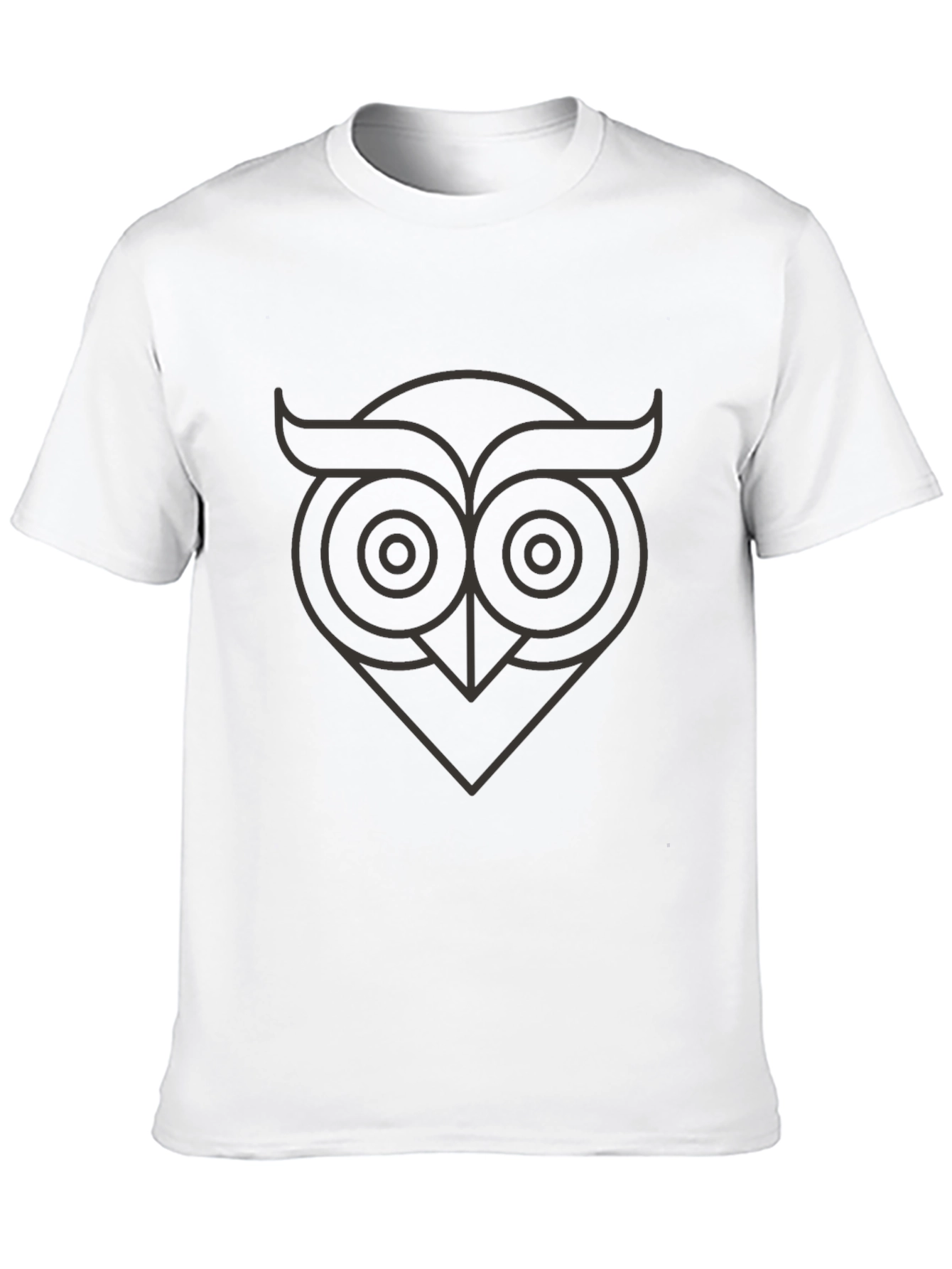 Owl Graphic Print Tee - Stylish Menswear