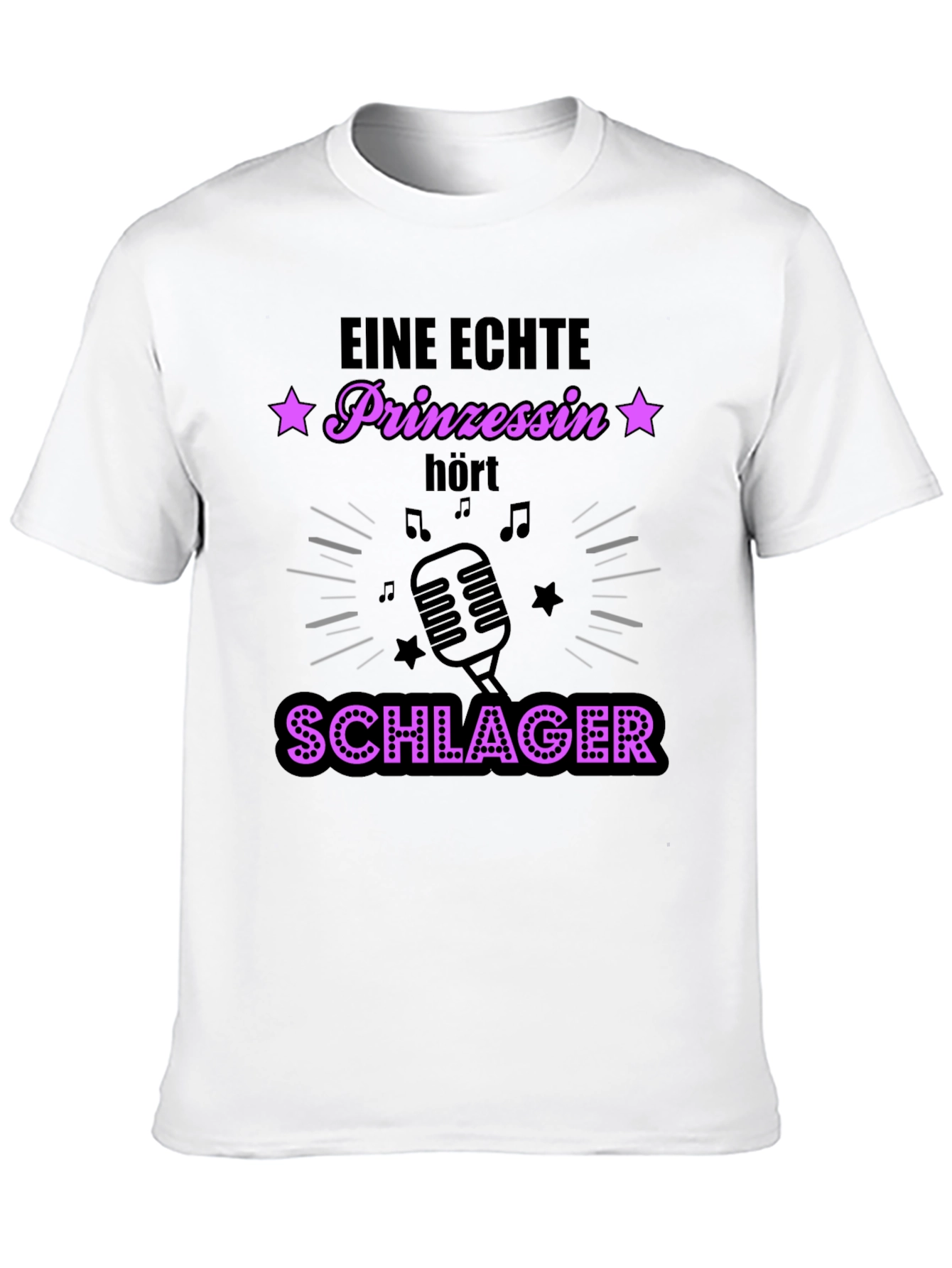 Schlager Princess T-Shirt - Black Graphic Tee