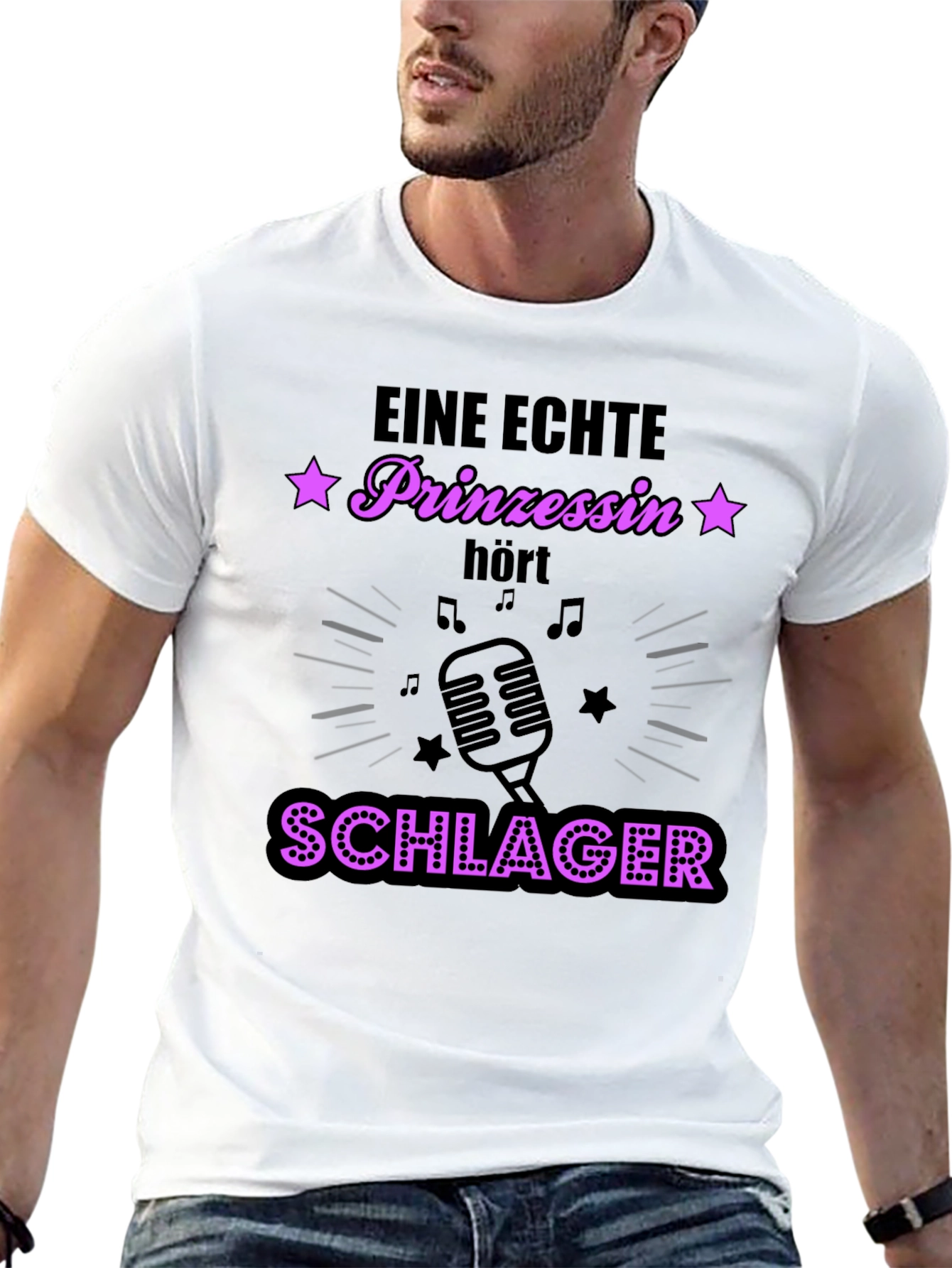 Schlager Princess T-Shirt - Black Graphic Tee