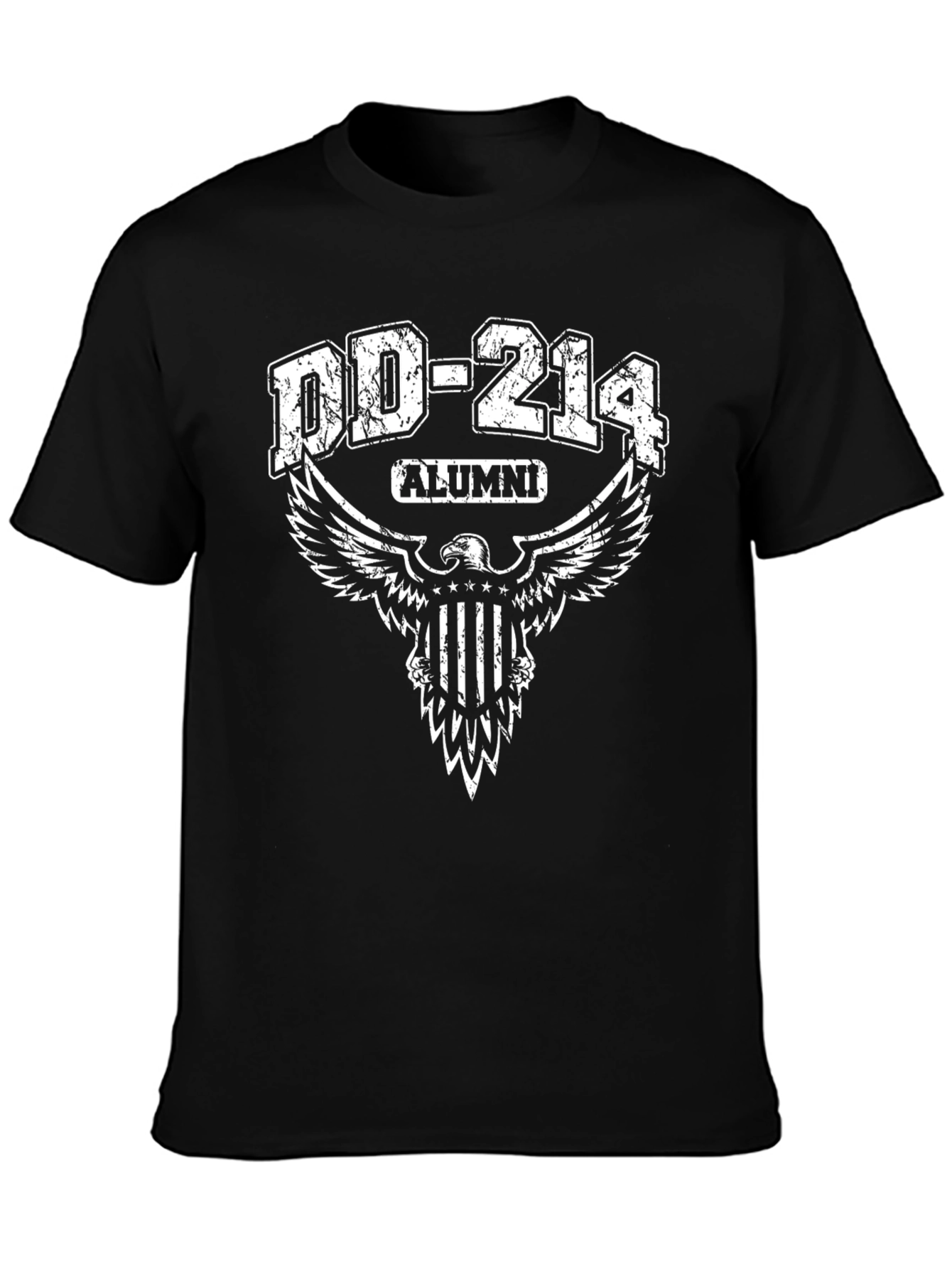 DD-214 Alumni Black Graphic Tee