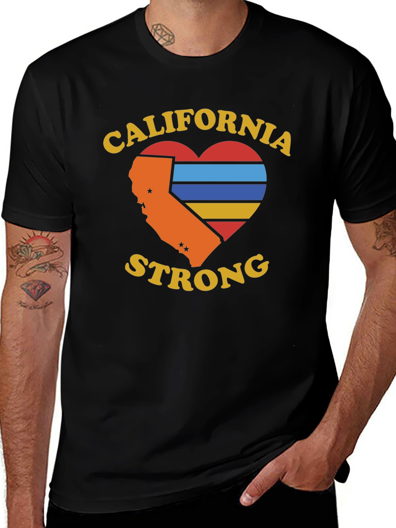 California Strong Graphic T-Shirt