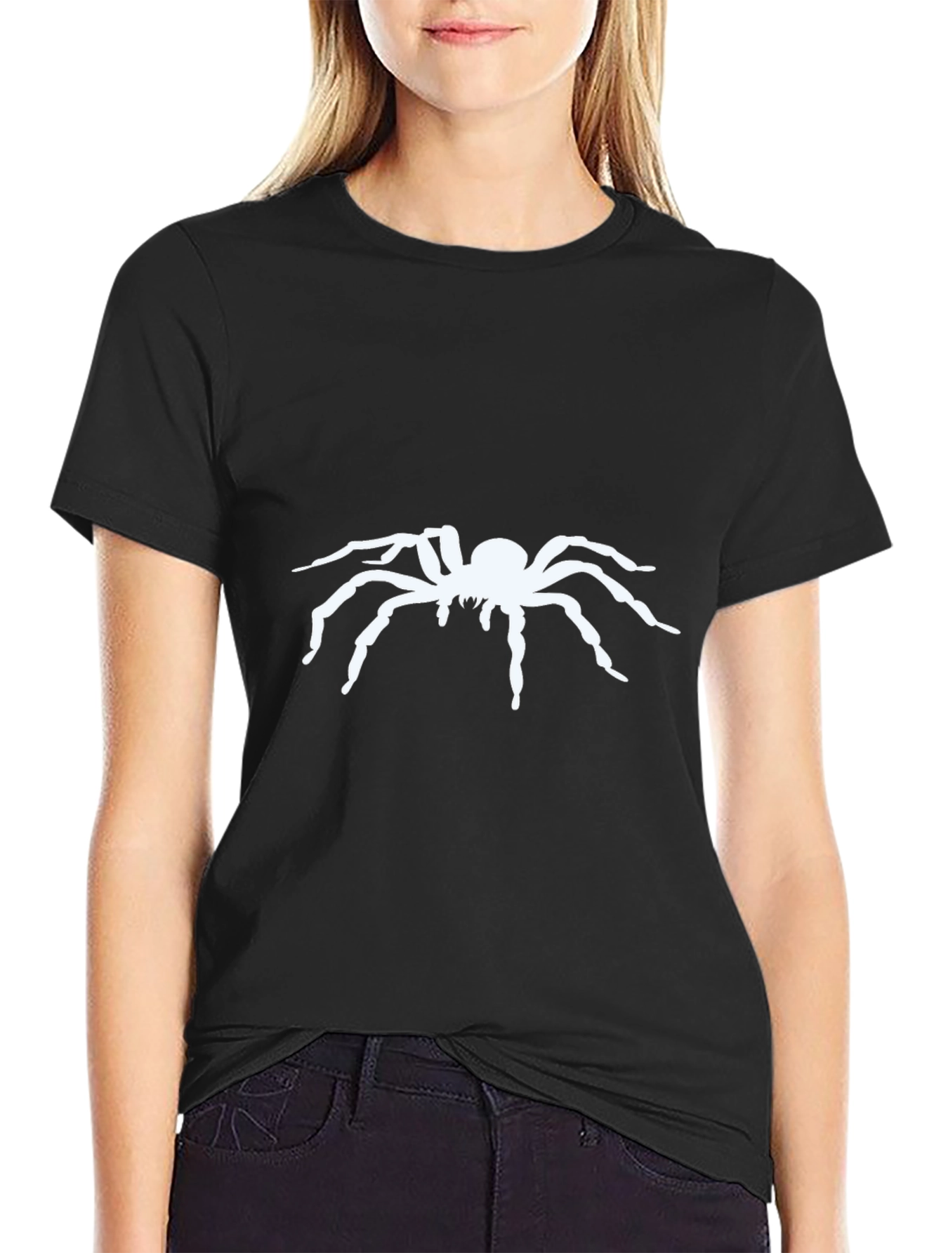 Spider Graphic Black T-Shirt for Men