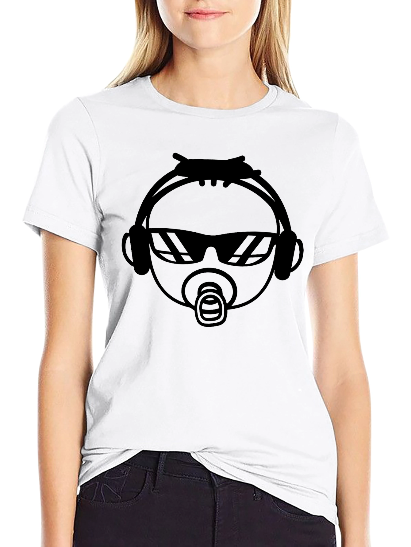 Cool Baby Graphic Tee - Black Cotton T-Shirt