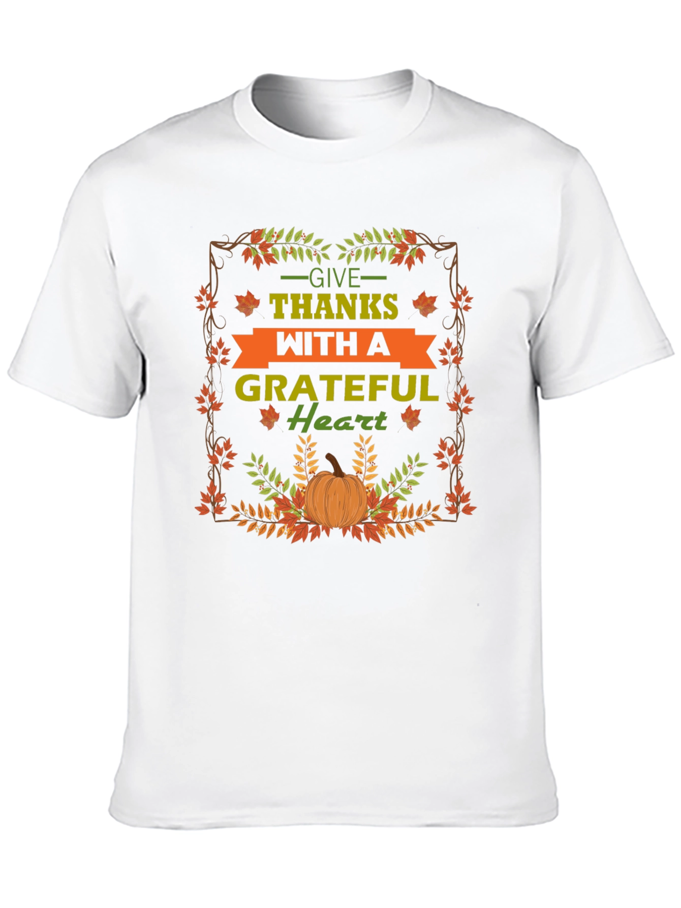 Grateful Heart Thanksgiving T-Shirt