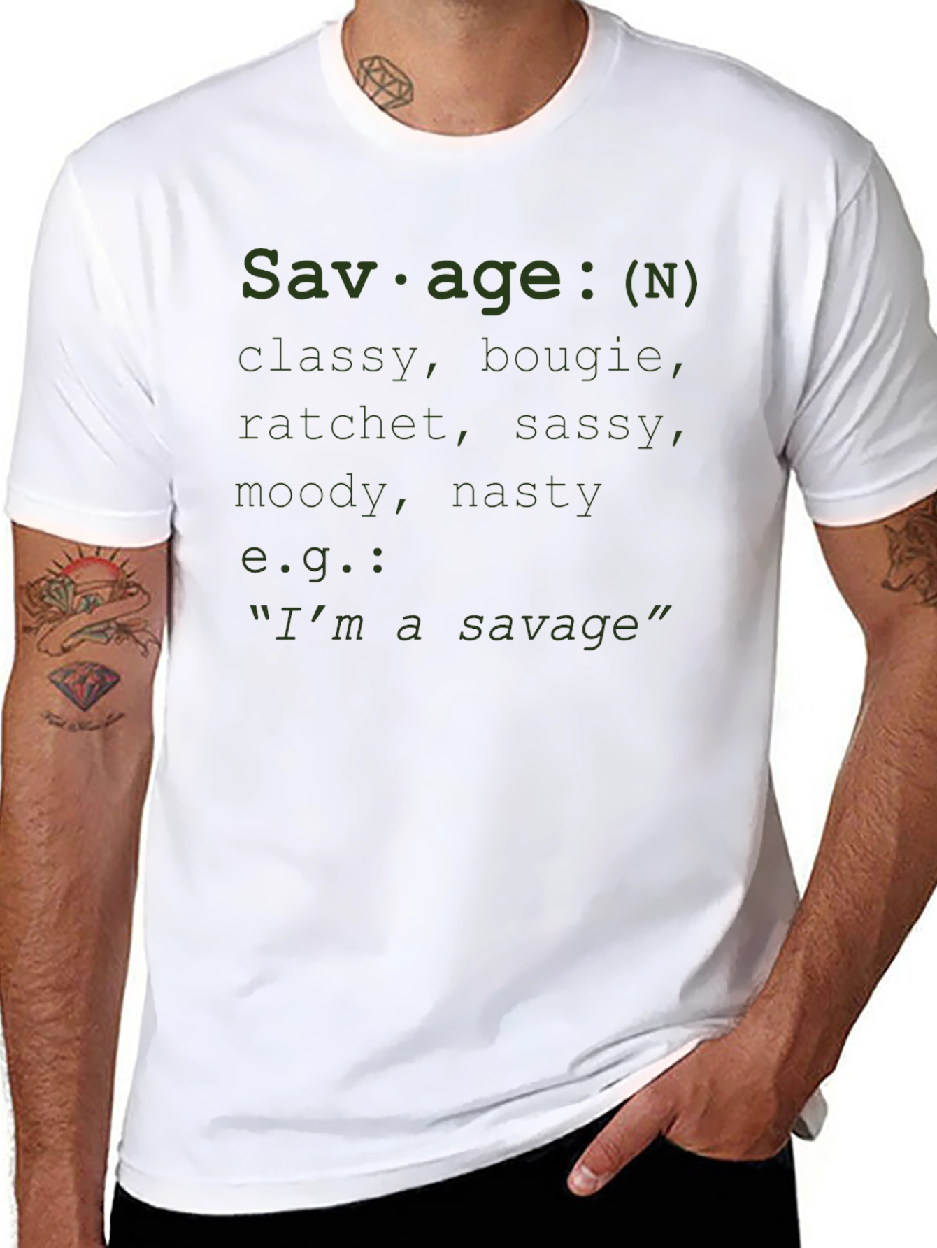 Savage Definition T-Shirt - Classy Bougie & Sassy Style