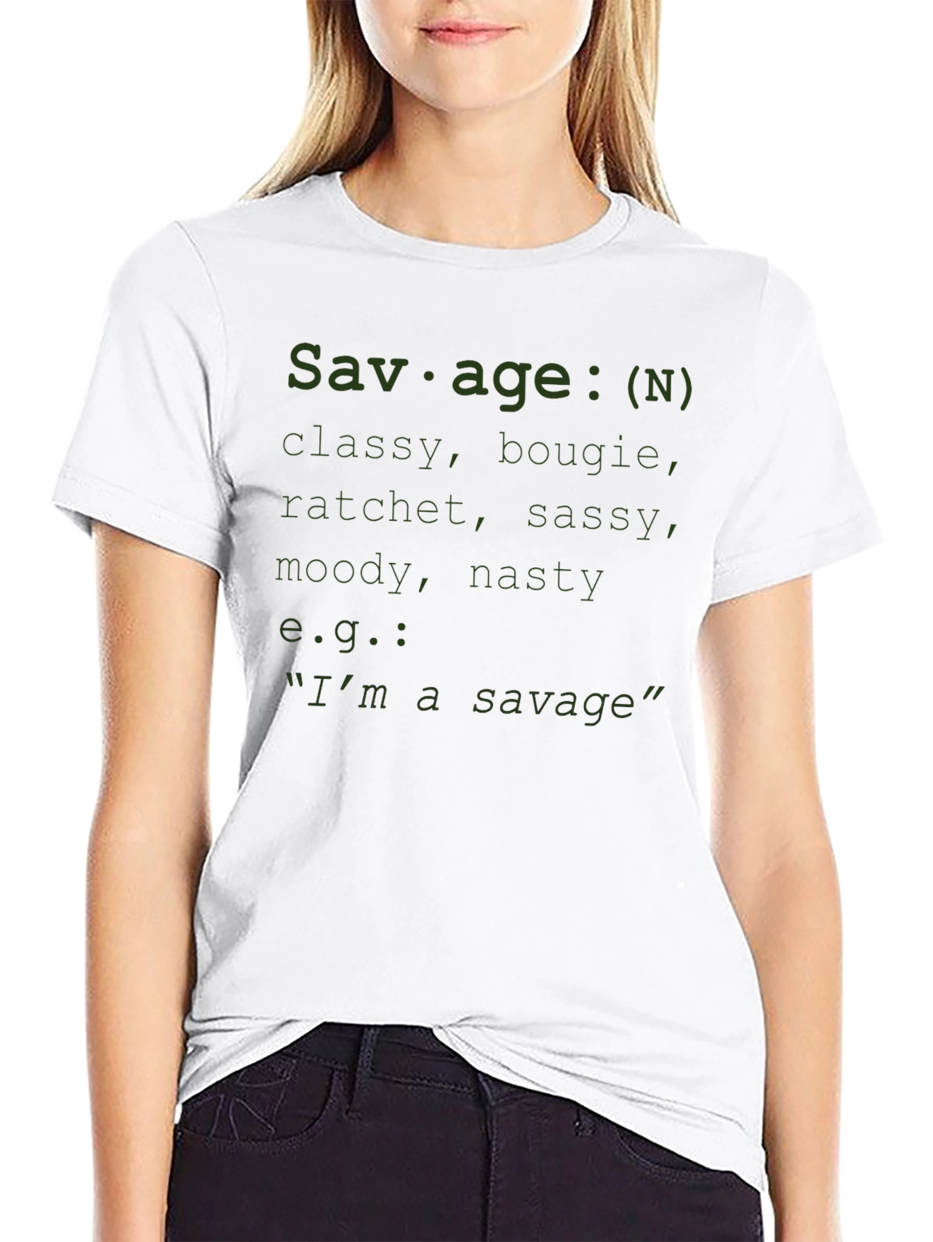 Savage Definition T-Shirt - Classy Bougie & Sassy Style