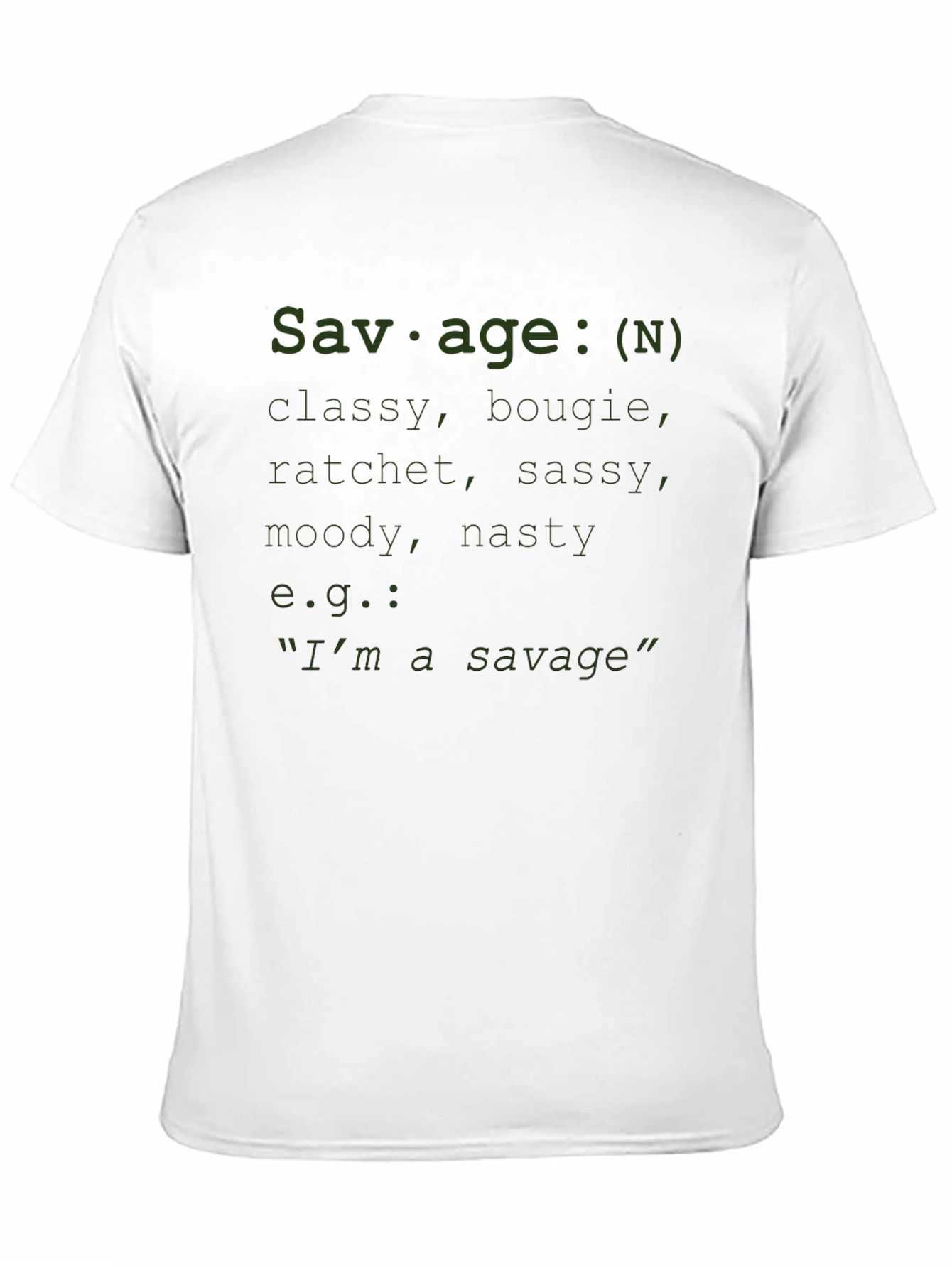 Savage Definition T-Shirt - Classy Bougie & Sassy Style