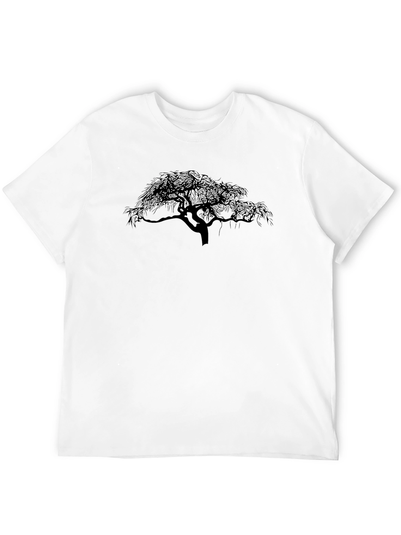Black Tree Graphic Tee - Casual Style