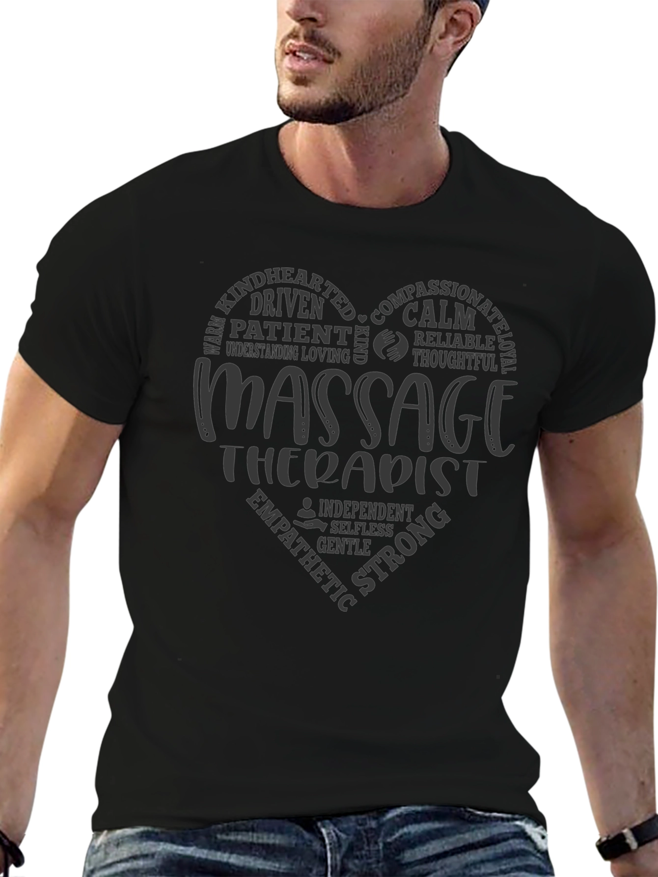 Massage Therapist Heart T-Shirt