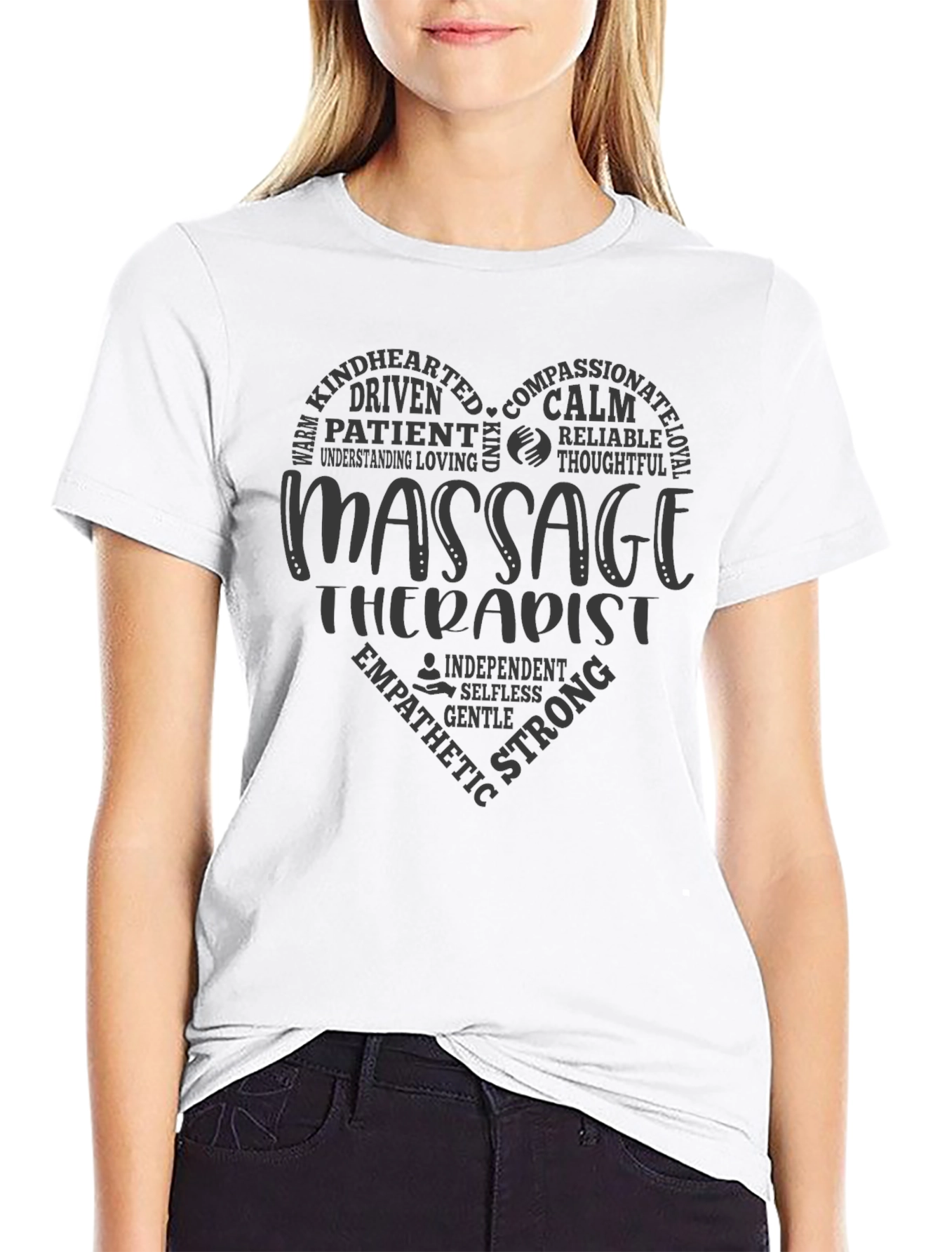 Massage Therapist Heart T-Shirt