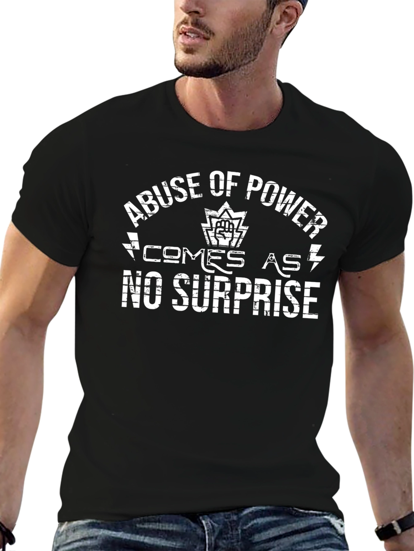 Abuse of Power T-Shirt - Bold Graphic Tee