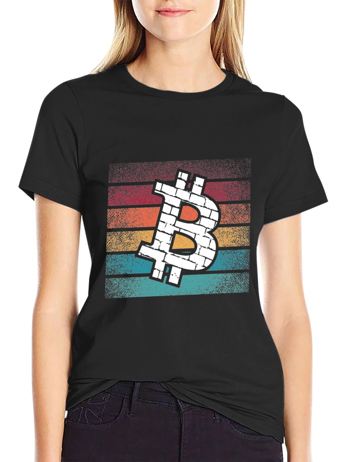 Bitcoin Brick Retro T-Shirt