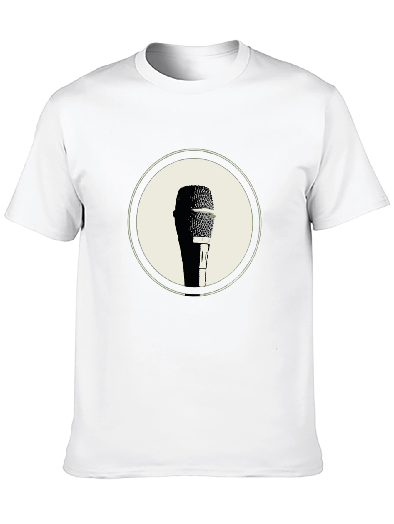 Retro Microphone Graphic Tee