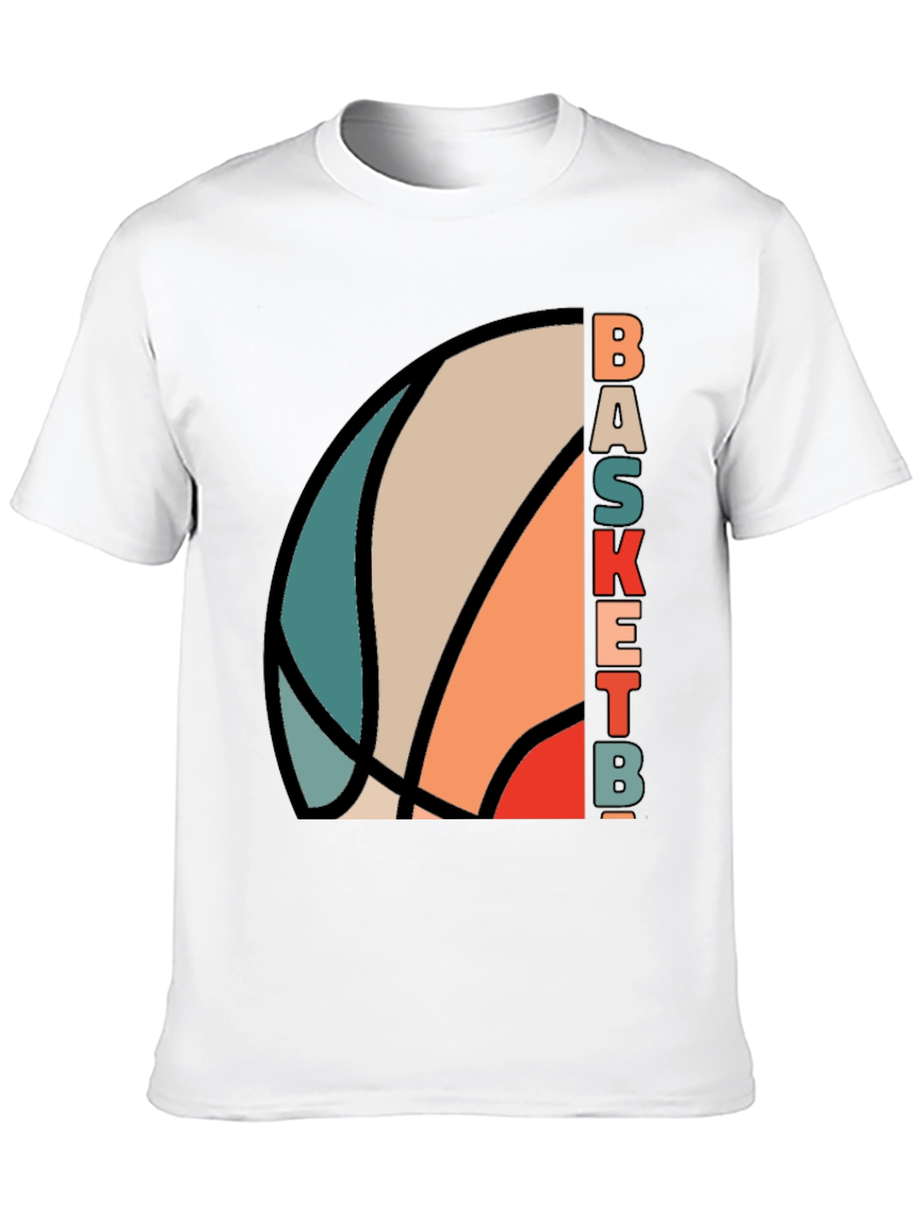 Retro Basketball Graphic Tee - Stylish Sportswear