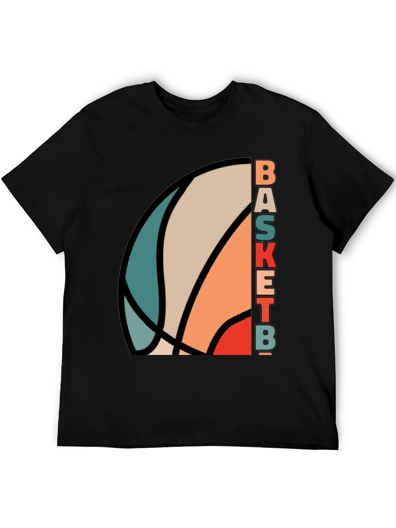 Retro Basketball Graphic Tee - Stylish Sportswear