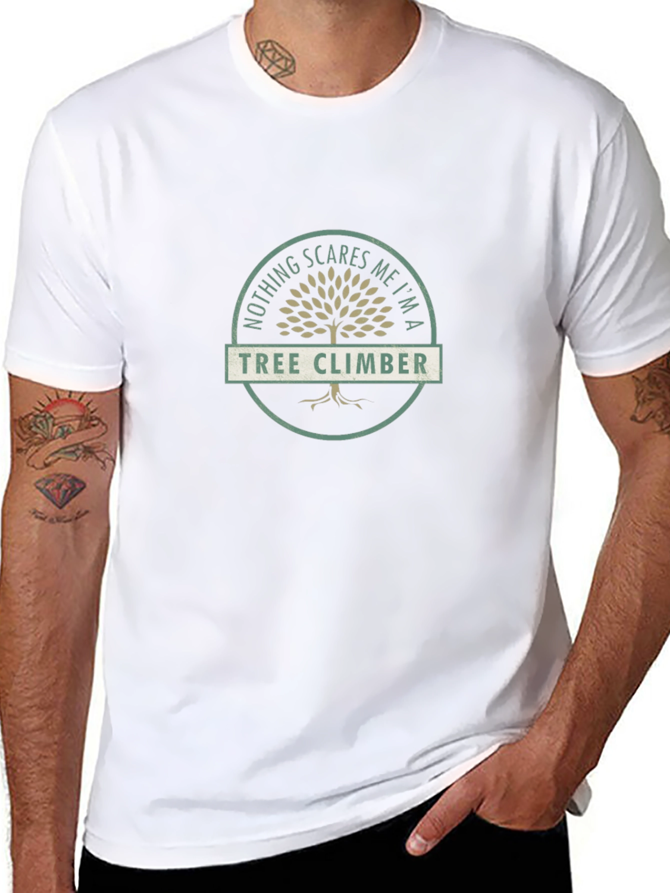 Tree Climber T-Shirt - Nothing Scares Me Tee