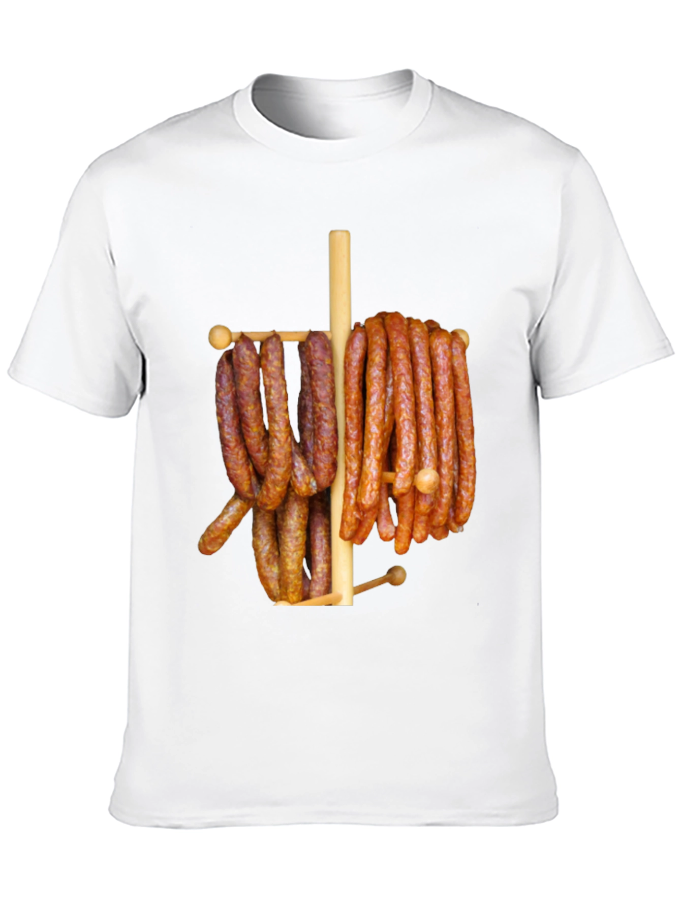 Funny Sausage Meat Lover Graphic T-Shirt