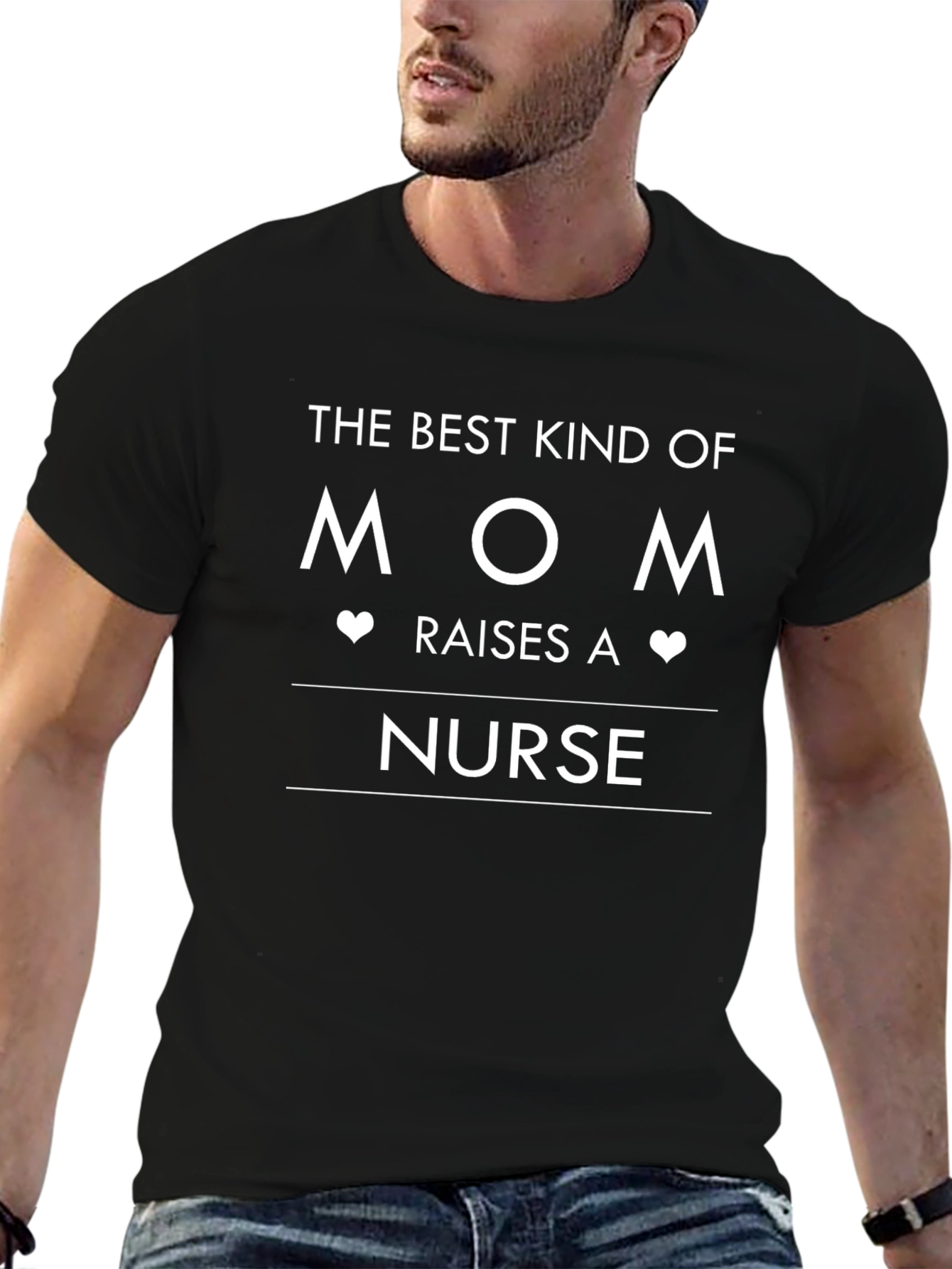 Best Kind of Mom Raises A Nurse Graphic Tee