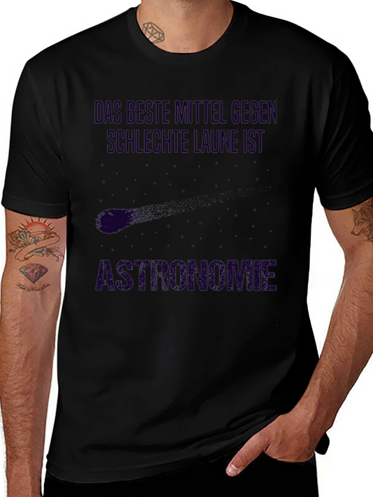 Astronomie T-Shirt Funny Astronomy Shirt German Text