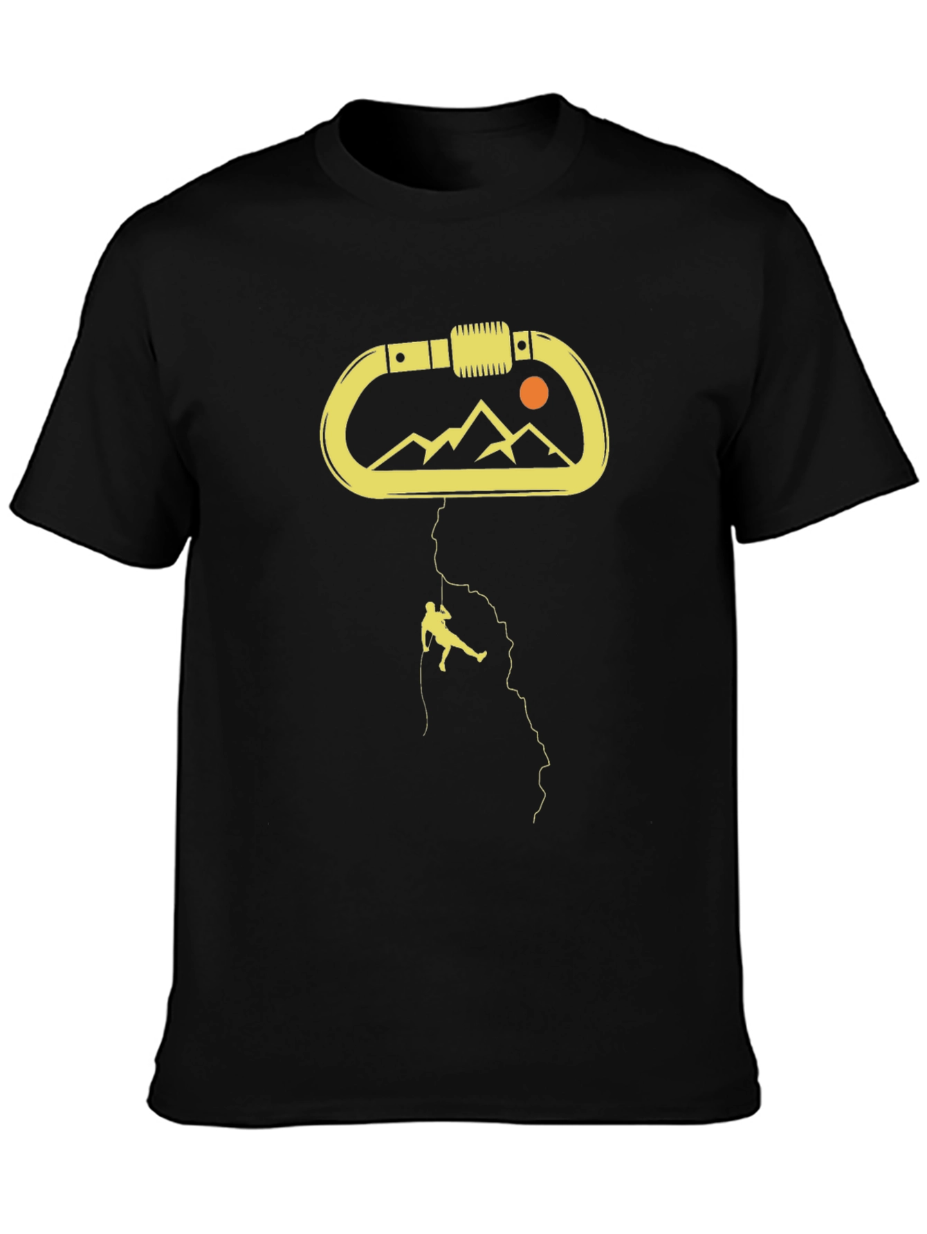 Climbing Carabiner Graphic T-Shirt