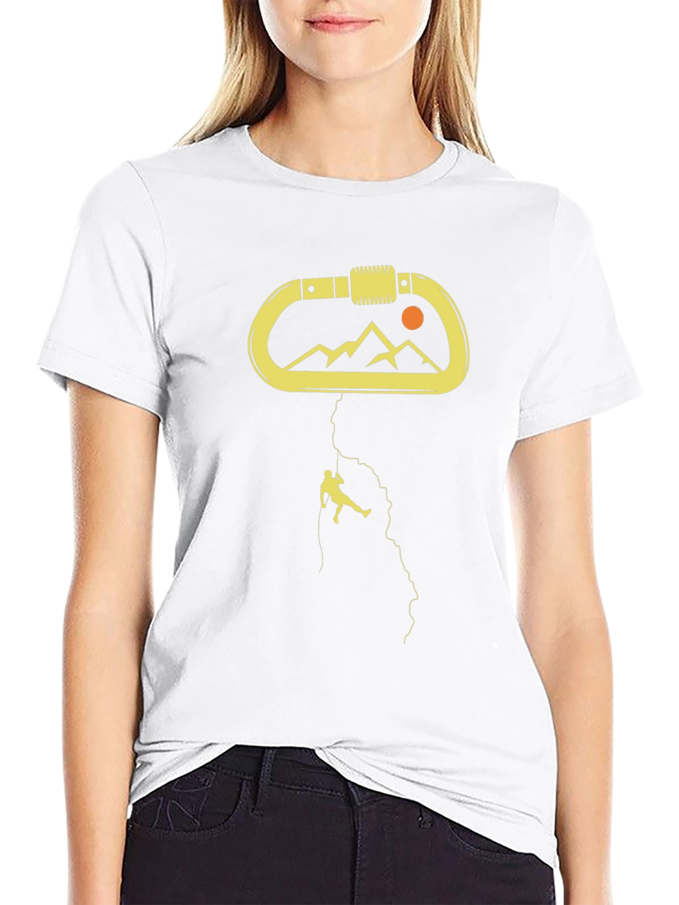 Climbing Carabiner Graphic T-Shirt
