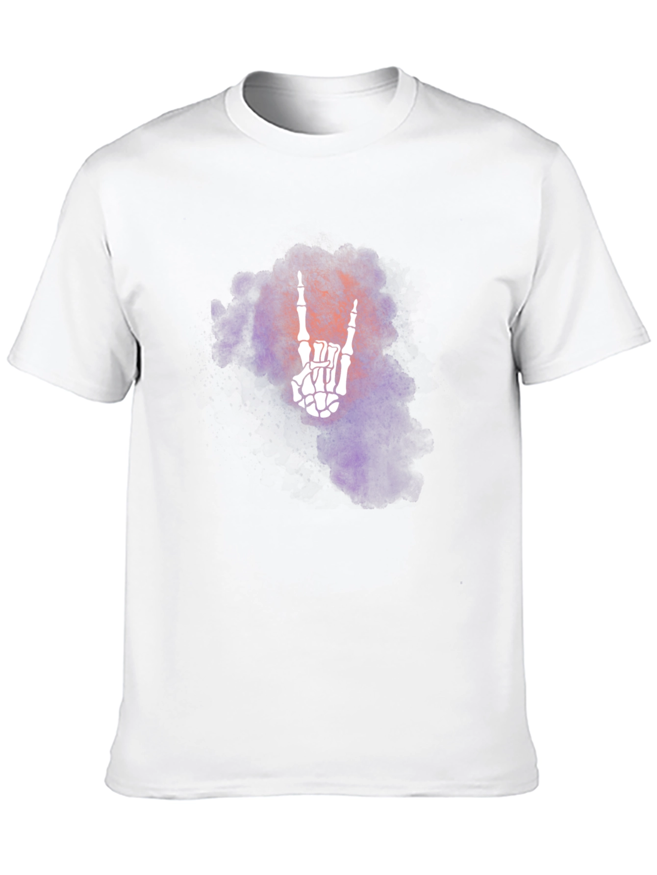 Rock On Skeleton Hand T-Shirt