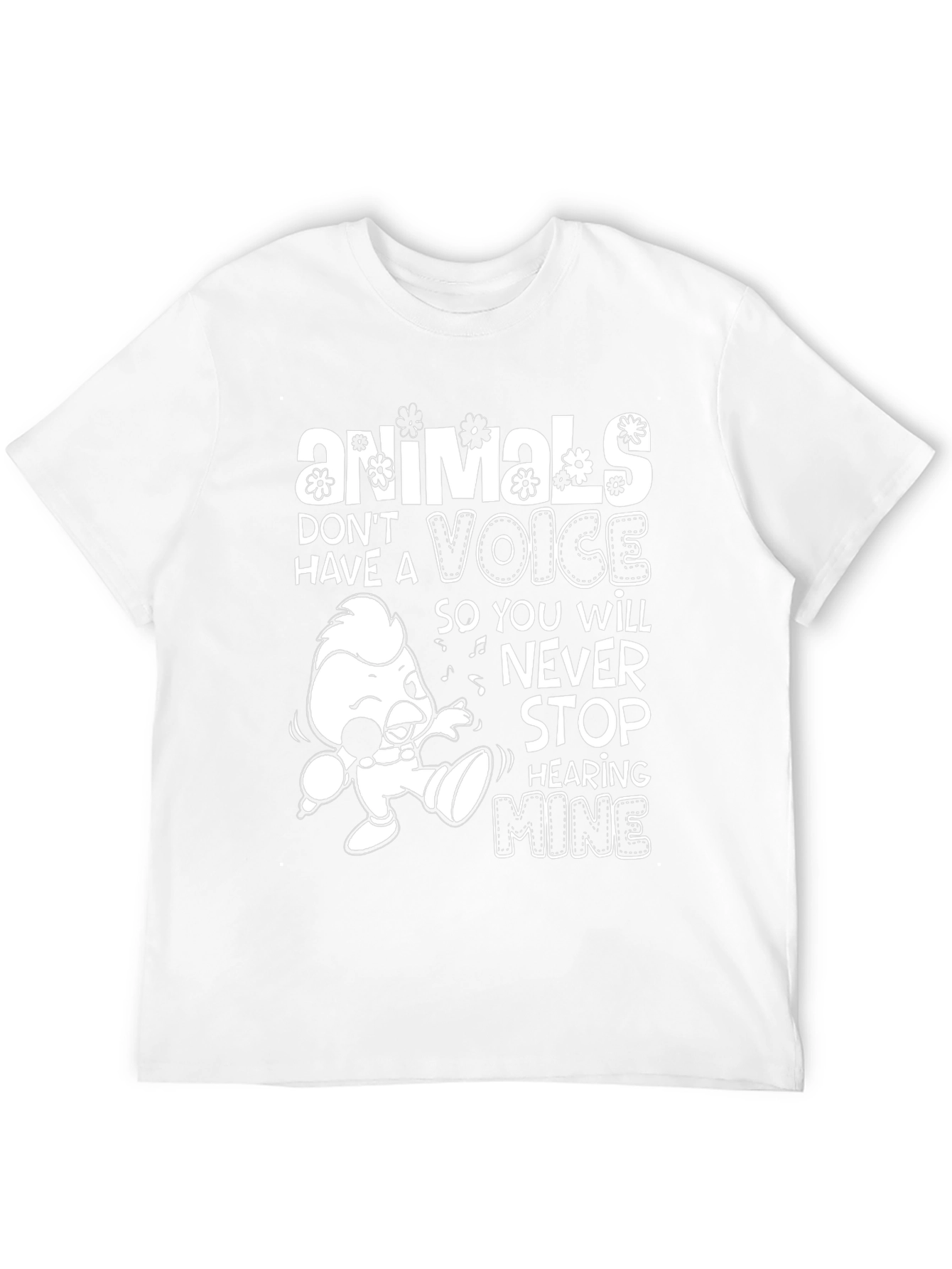 Animals Voice Graphic T-Shirt