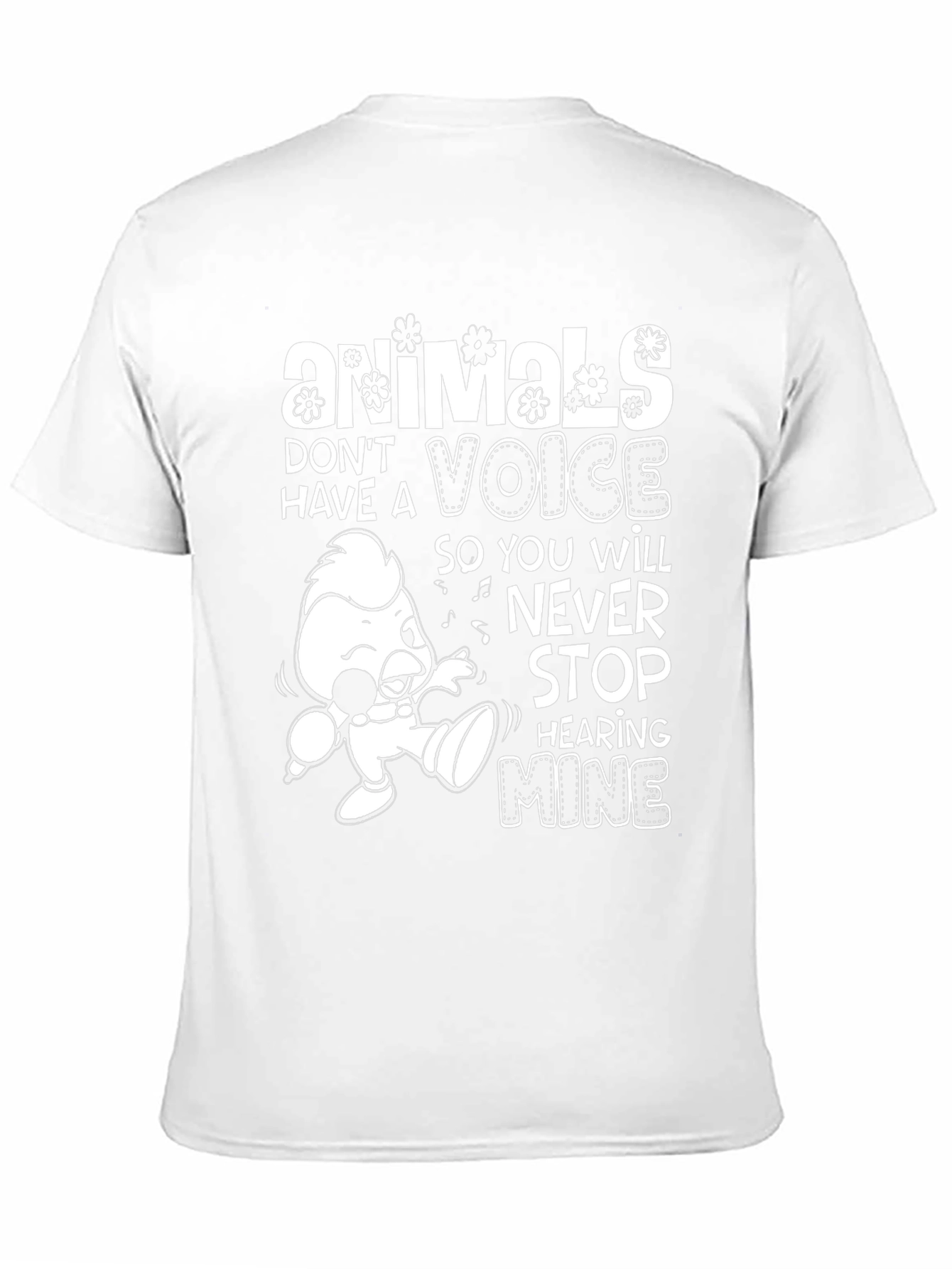 Animals Voice Graphic T-Shirt